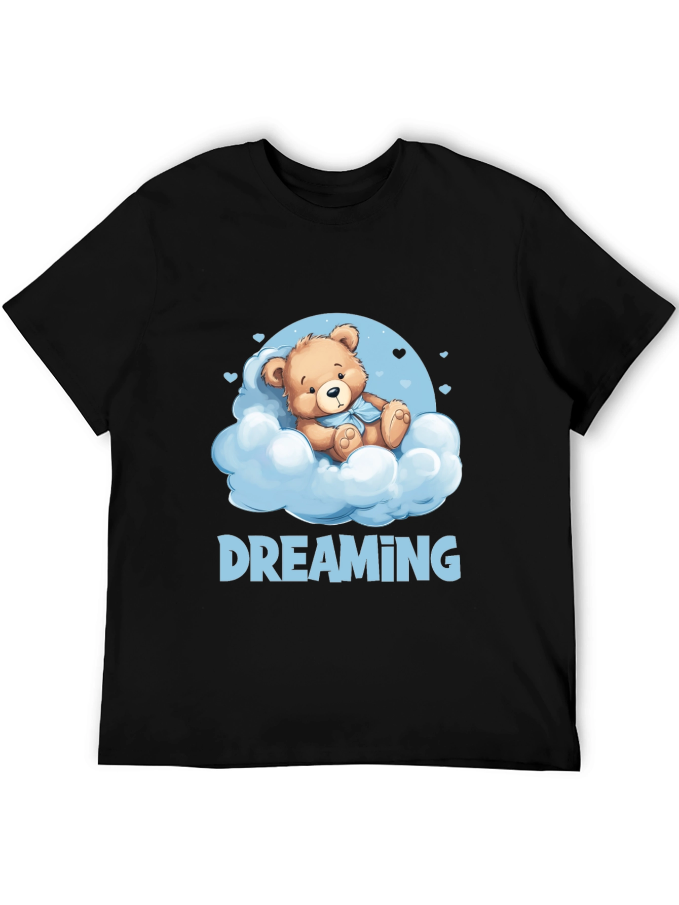 Dreaming Bear T-Shirt - Cute Cloud Design