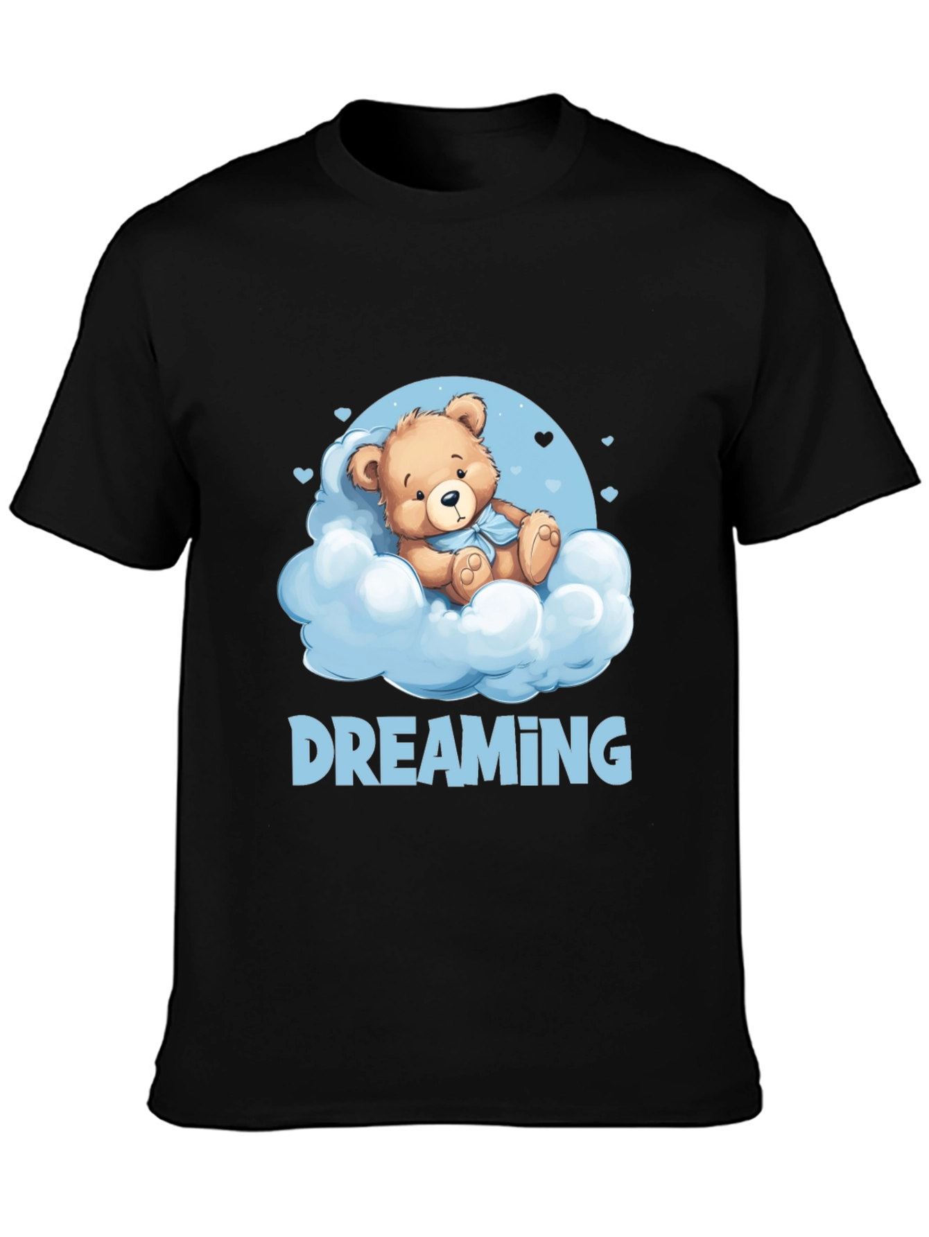 Dreaming Bear T-Shirt - Cute Cloud Design