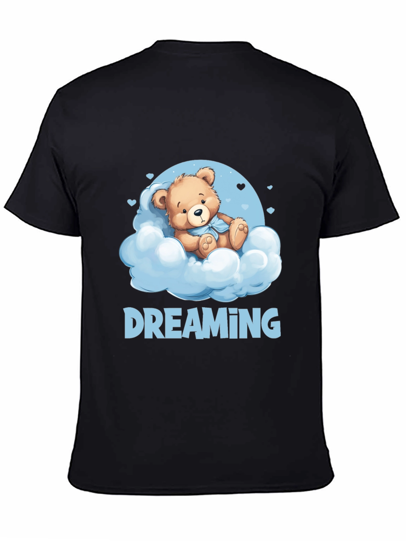 Dreaming Bear T-Shirt - Cute Cloud Design