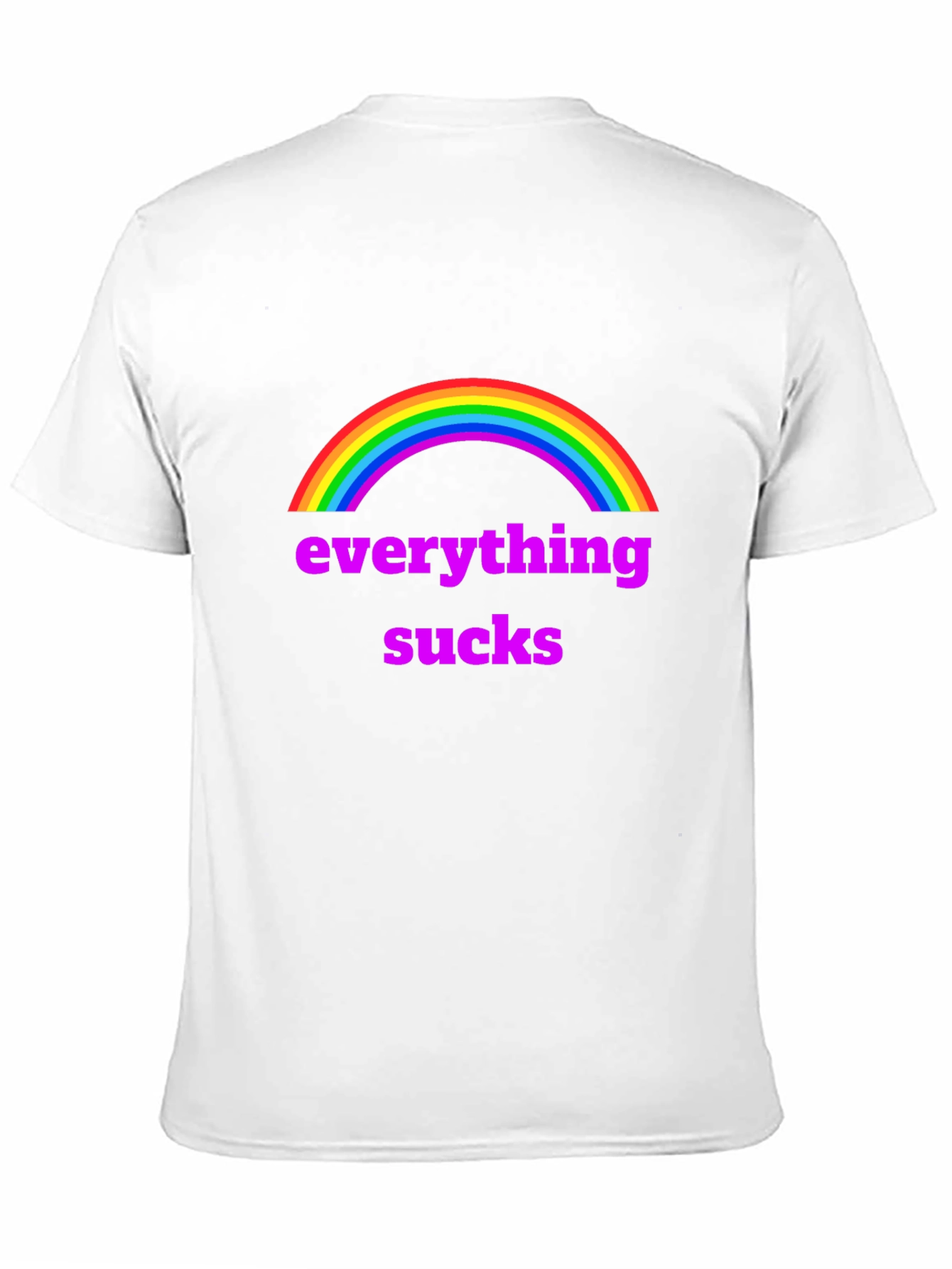 Everything Sucks Rainbow Graphic Tee