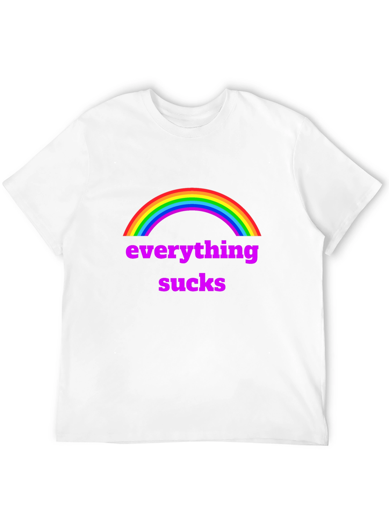 Everything Sucks Rainbow Graphic Tee