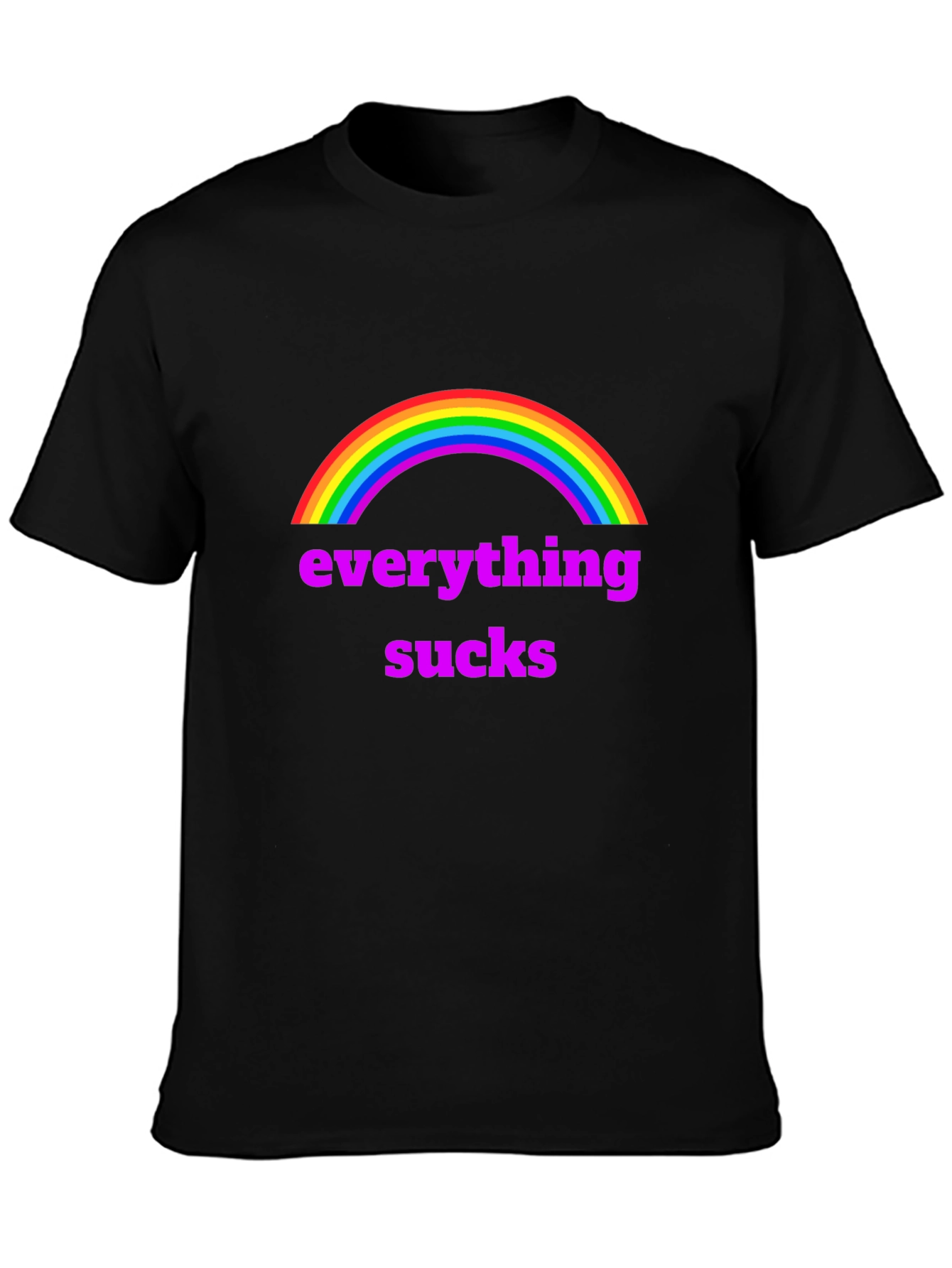 Everything Sucks Rainbow Graphic Tee