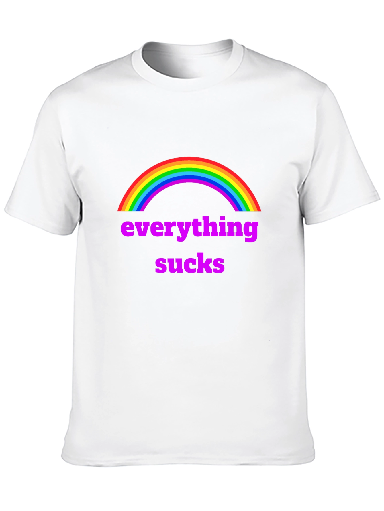 Everything Sucks Rainbow Graphic Tee