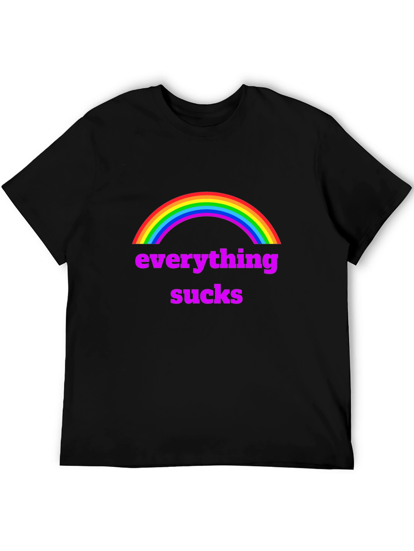Everything Sucks Rainbow Graphic Tee