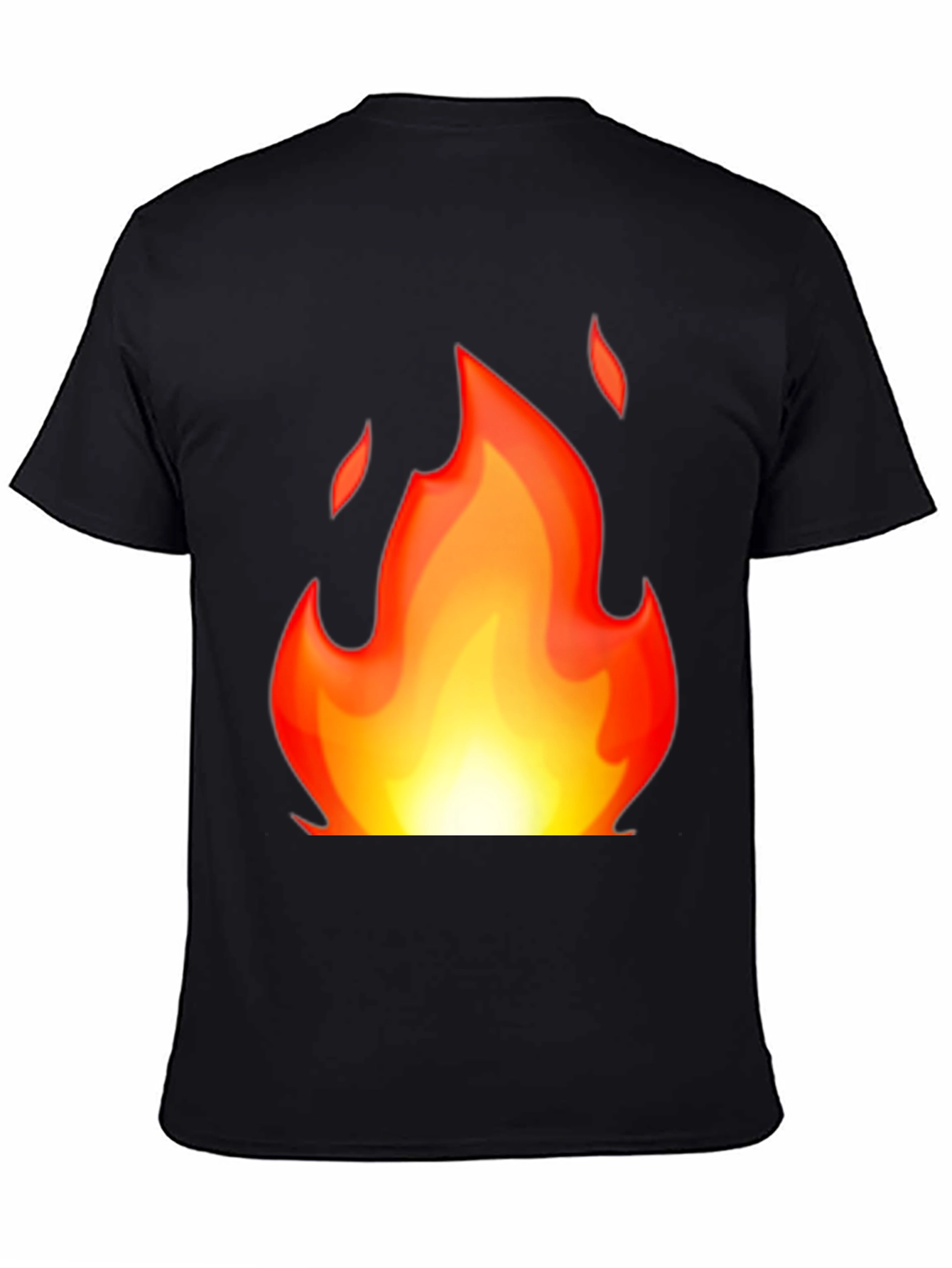 Flaming Hot Graphic Tee - Black