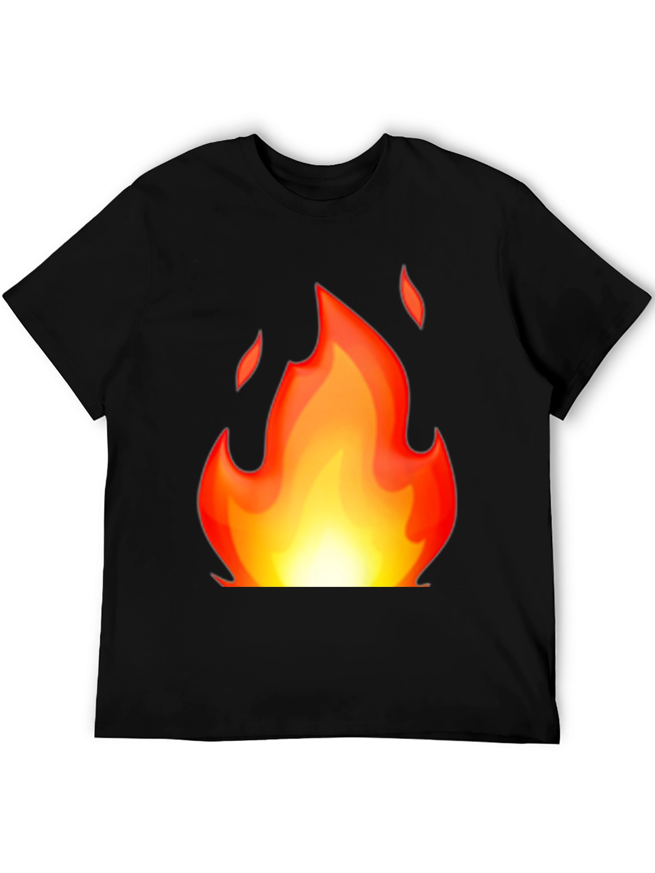 Flaming Hot Graphic Tee - Black