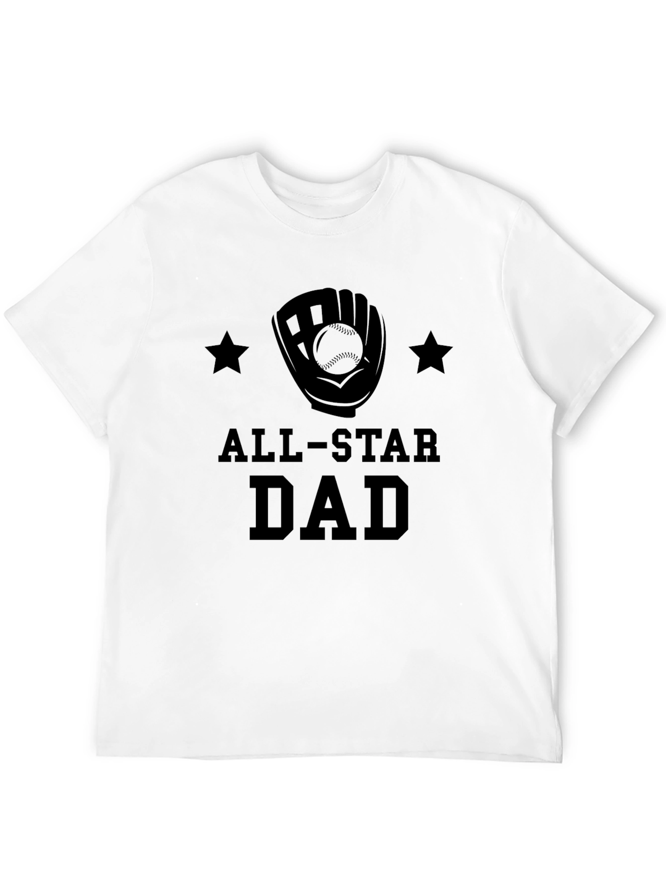 All-Star Dad Graphic Tee - Baseball Lover Gift