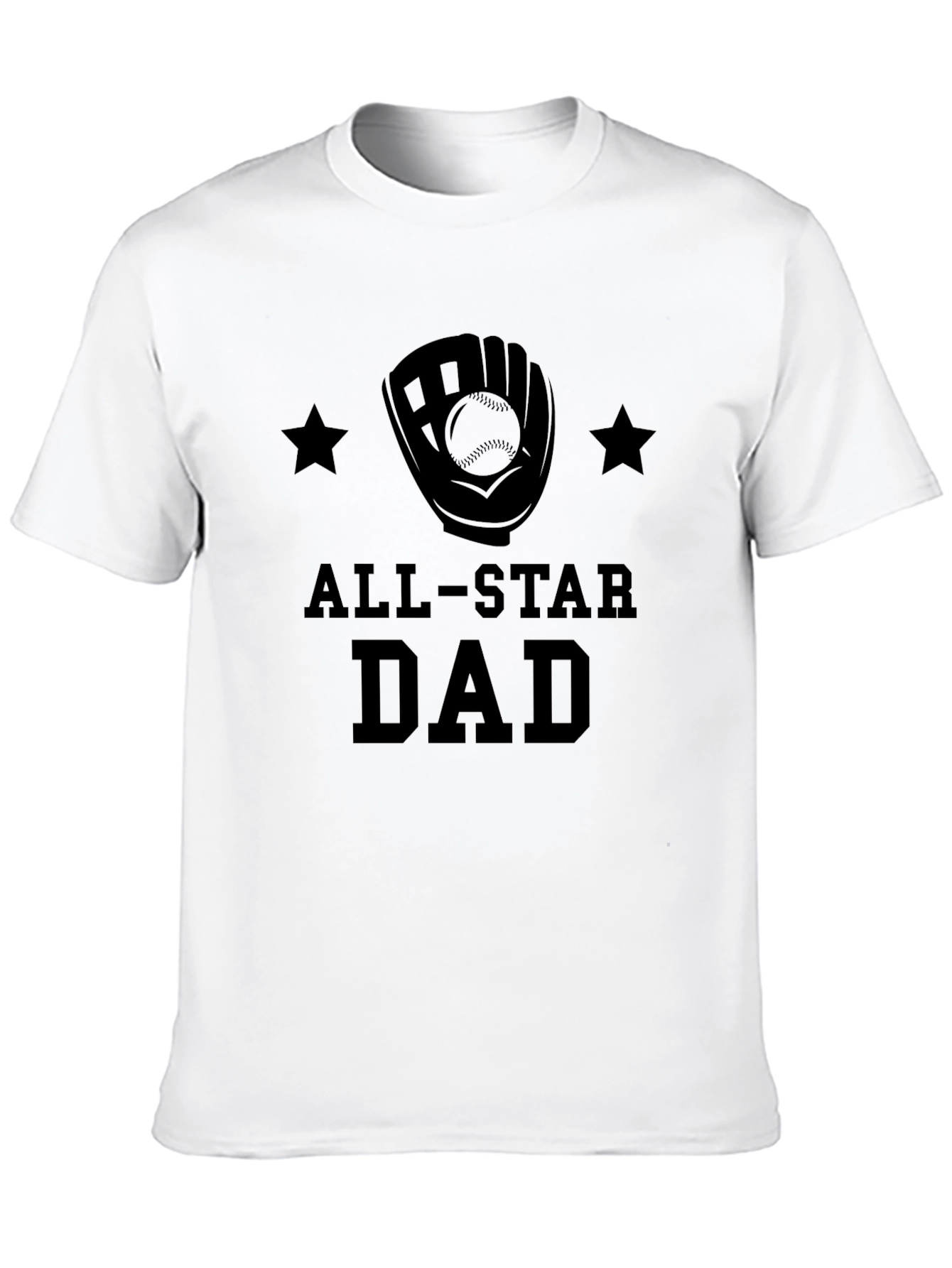 All-Star Dad Graphic Tee - Baseball Lover Gift