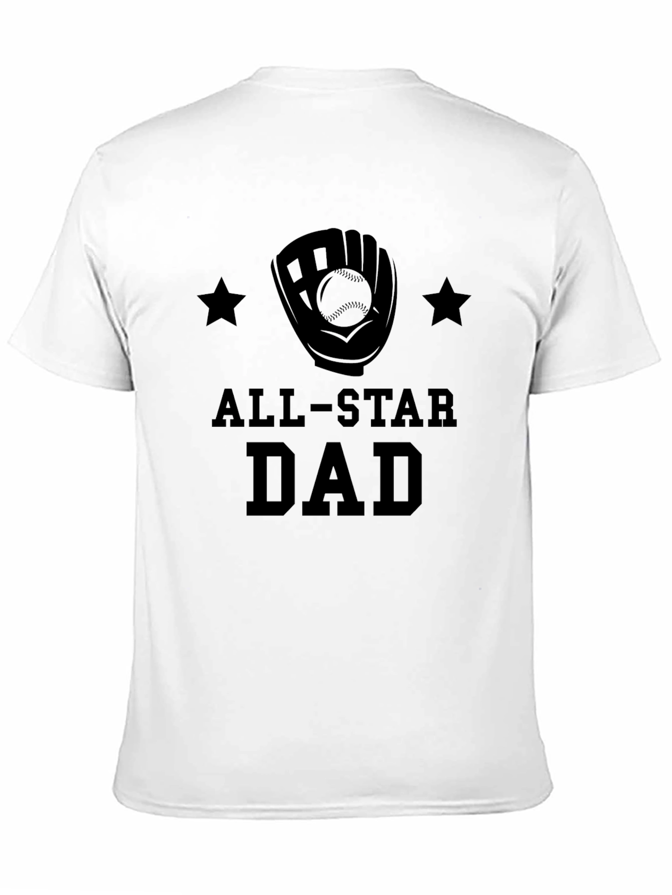 All-Star Dad Graphic Tee - Baseball Lover Gift