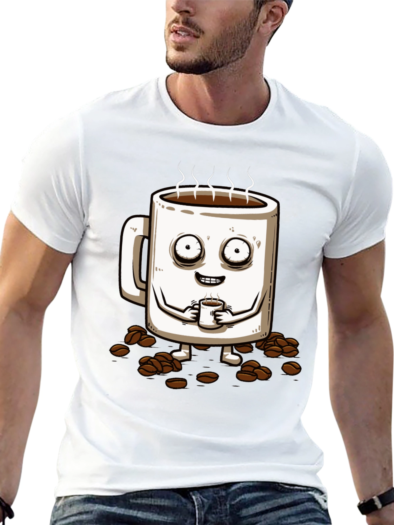 Coffee Mug T-Shirt - Funny Coffee Lover Tee