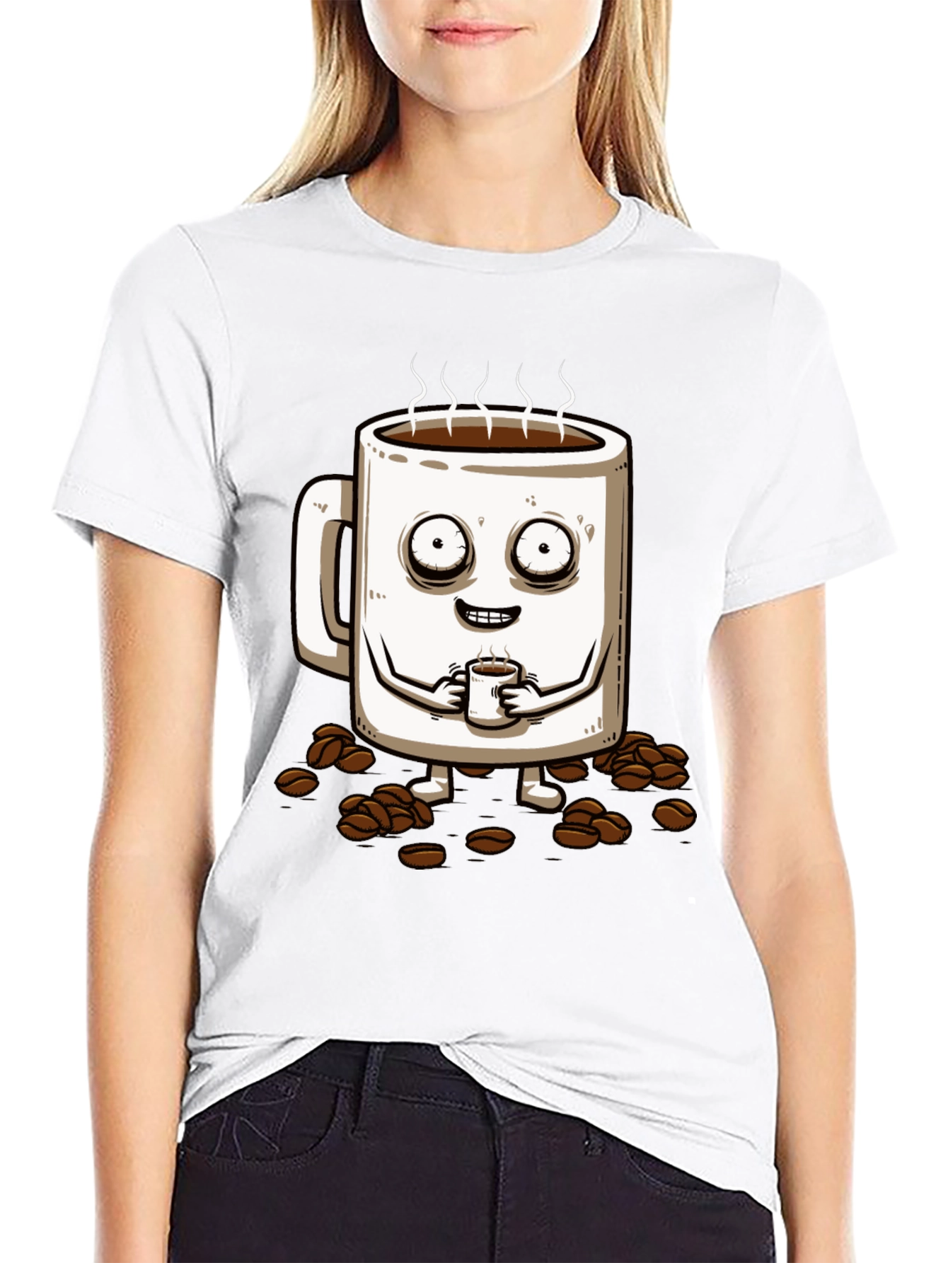 Coffee Mug T-Shirt - Funny Coffee Lover Tee