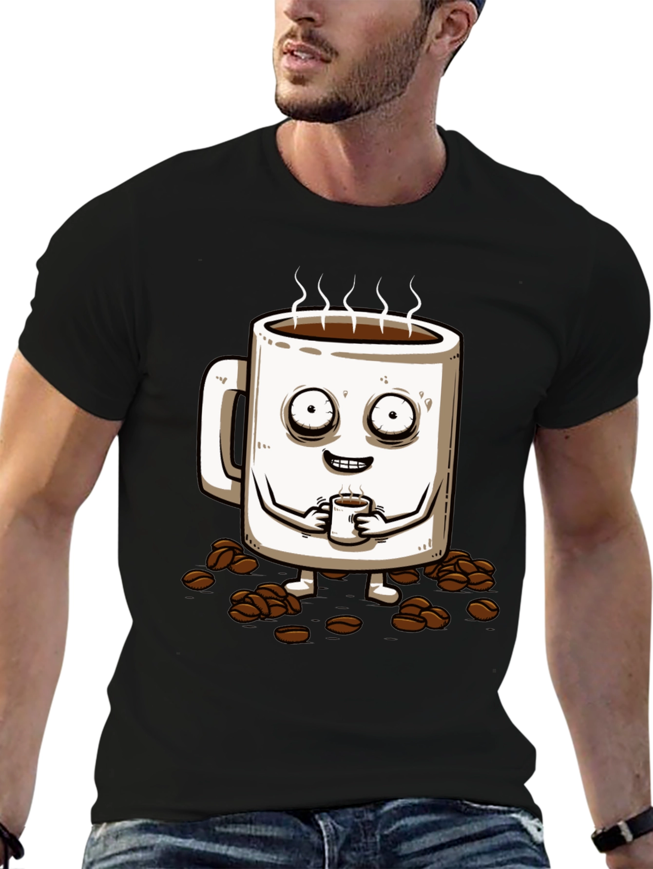 Coffee Mug T-Shirt - Funny Coffee Lover Tee