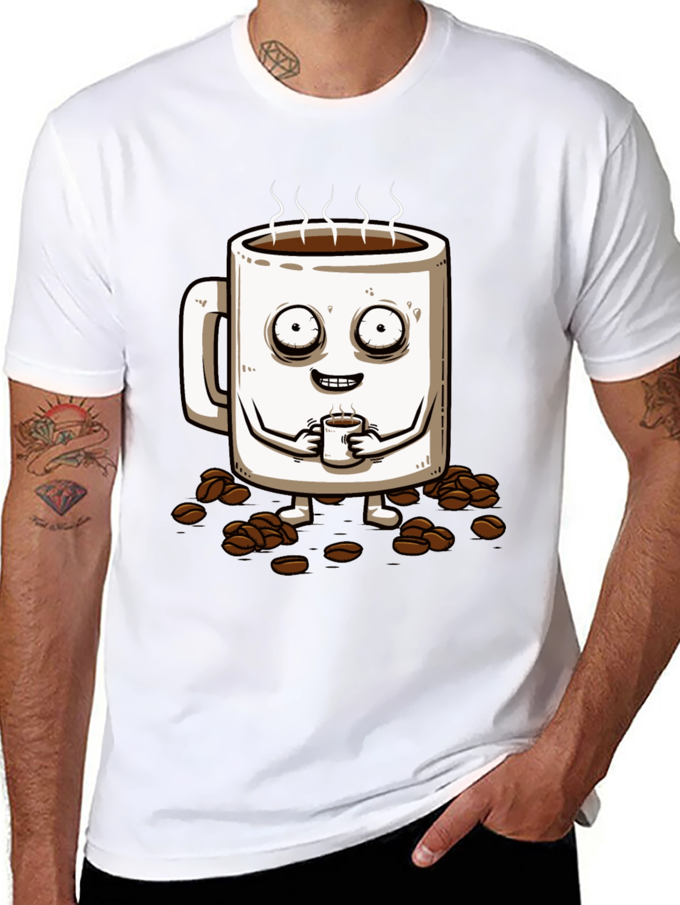 Coffee Mug T-Shirt - Funny Coffee Lover Tee
