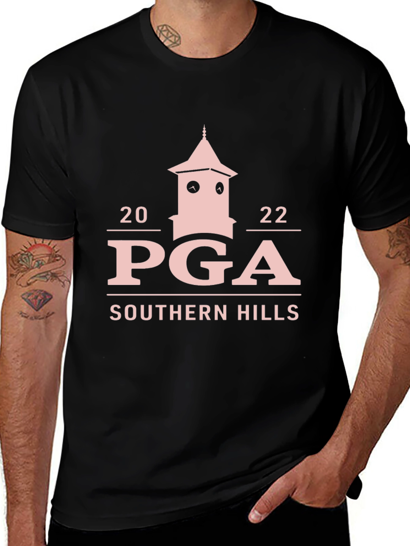 PGA Southern Hills Black T-Shirt