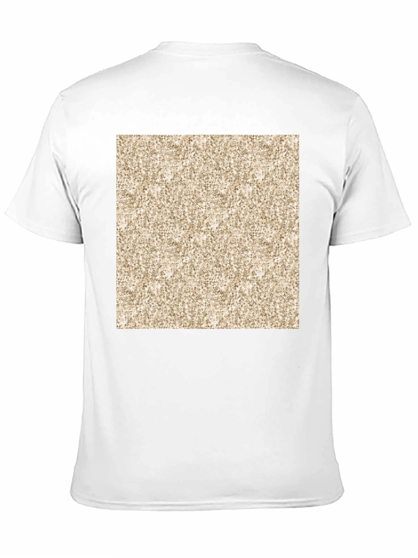 Abstract Pattern Print Black T-Shirt