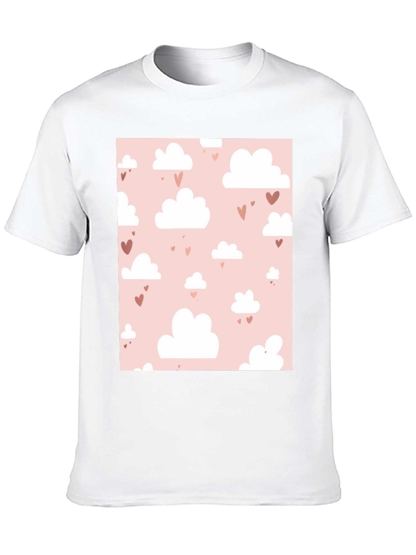 Cute Cloud and Hearts T-Shirt
