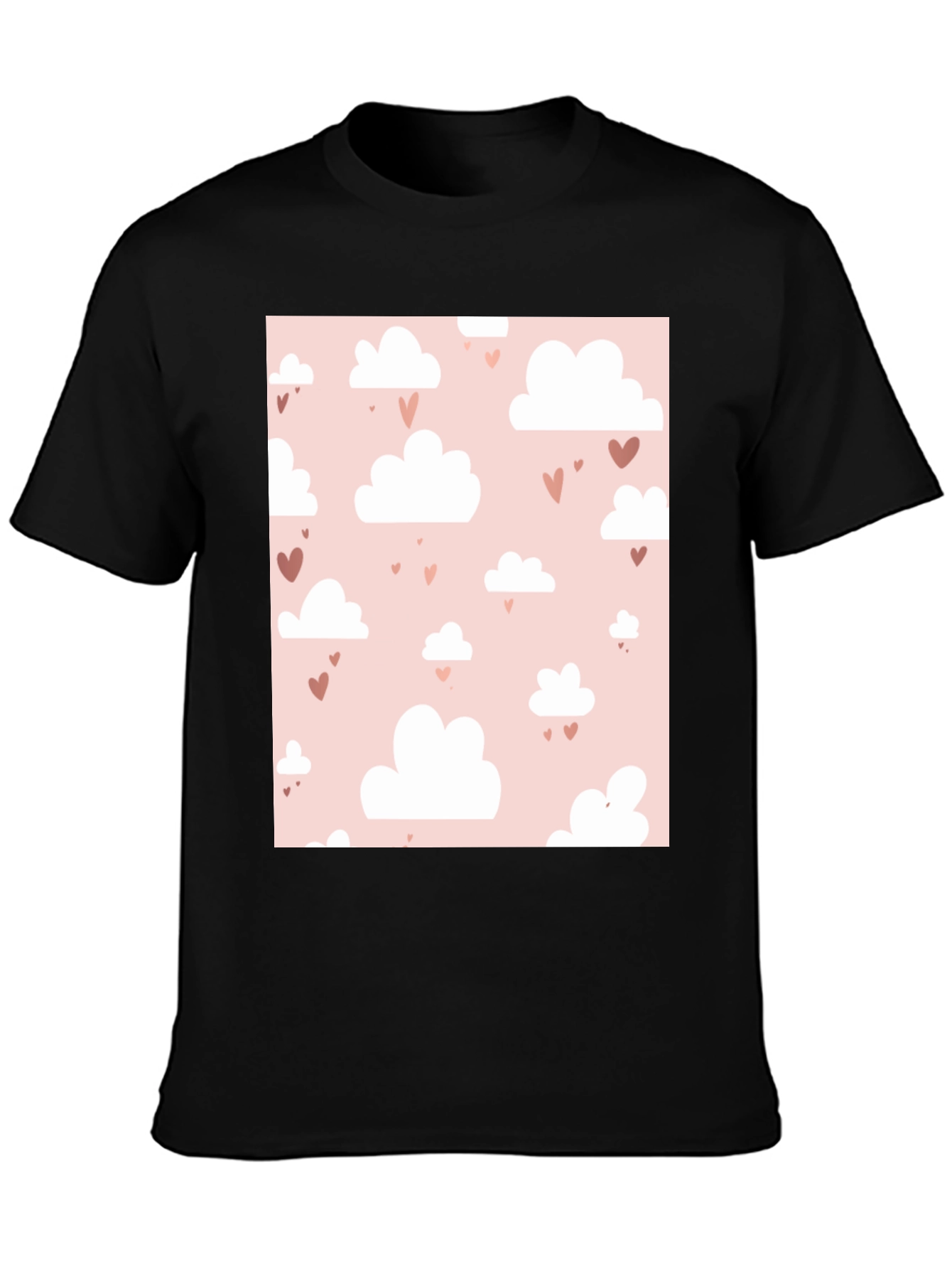 Cute Cloud and Hearts T-Shirt