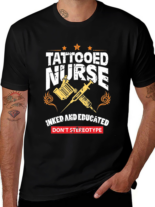 Tattooed Nurse Graphic Tee