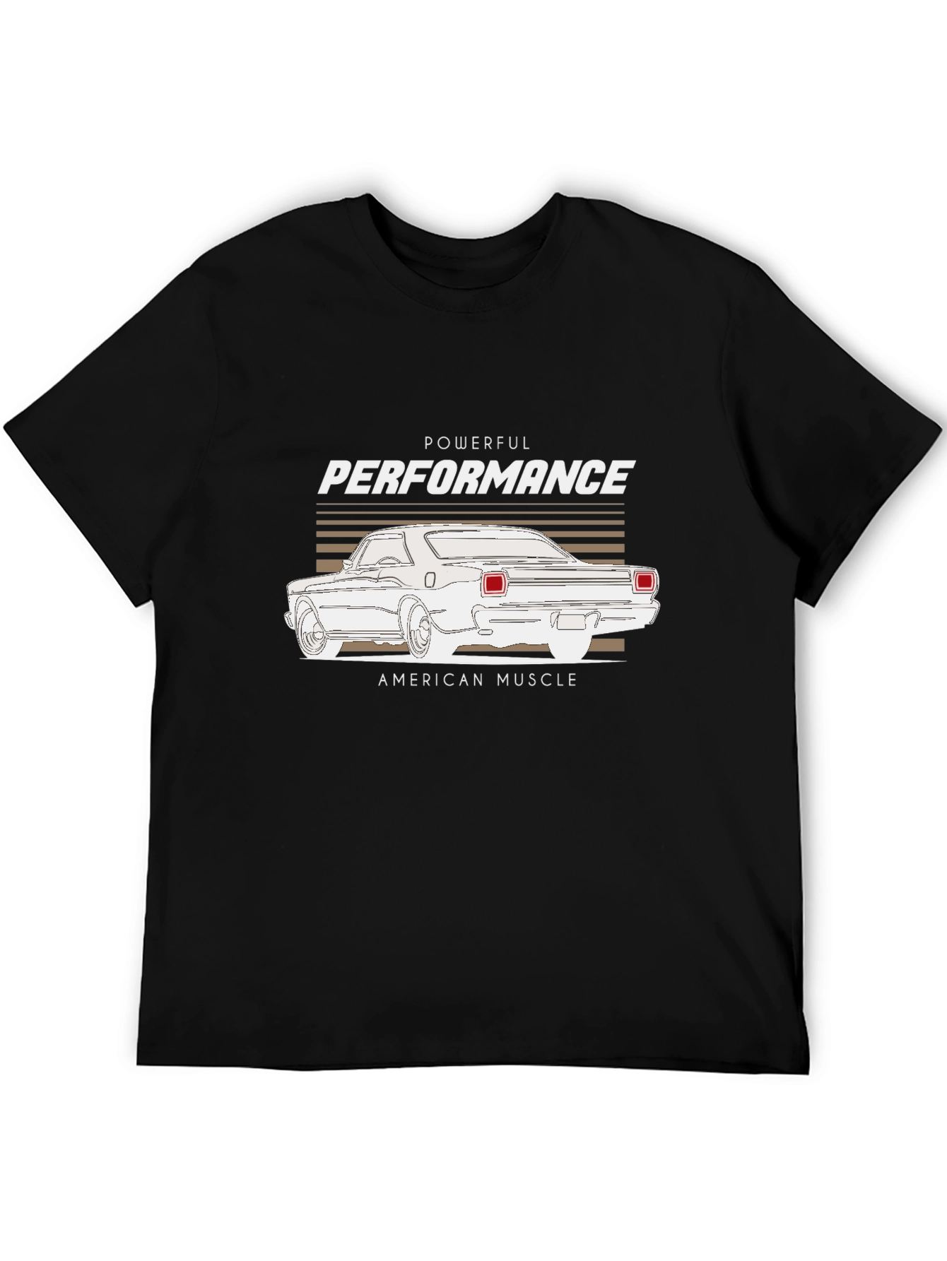 Powerful Performance Muscle Car Graphic Tee