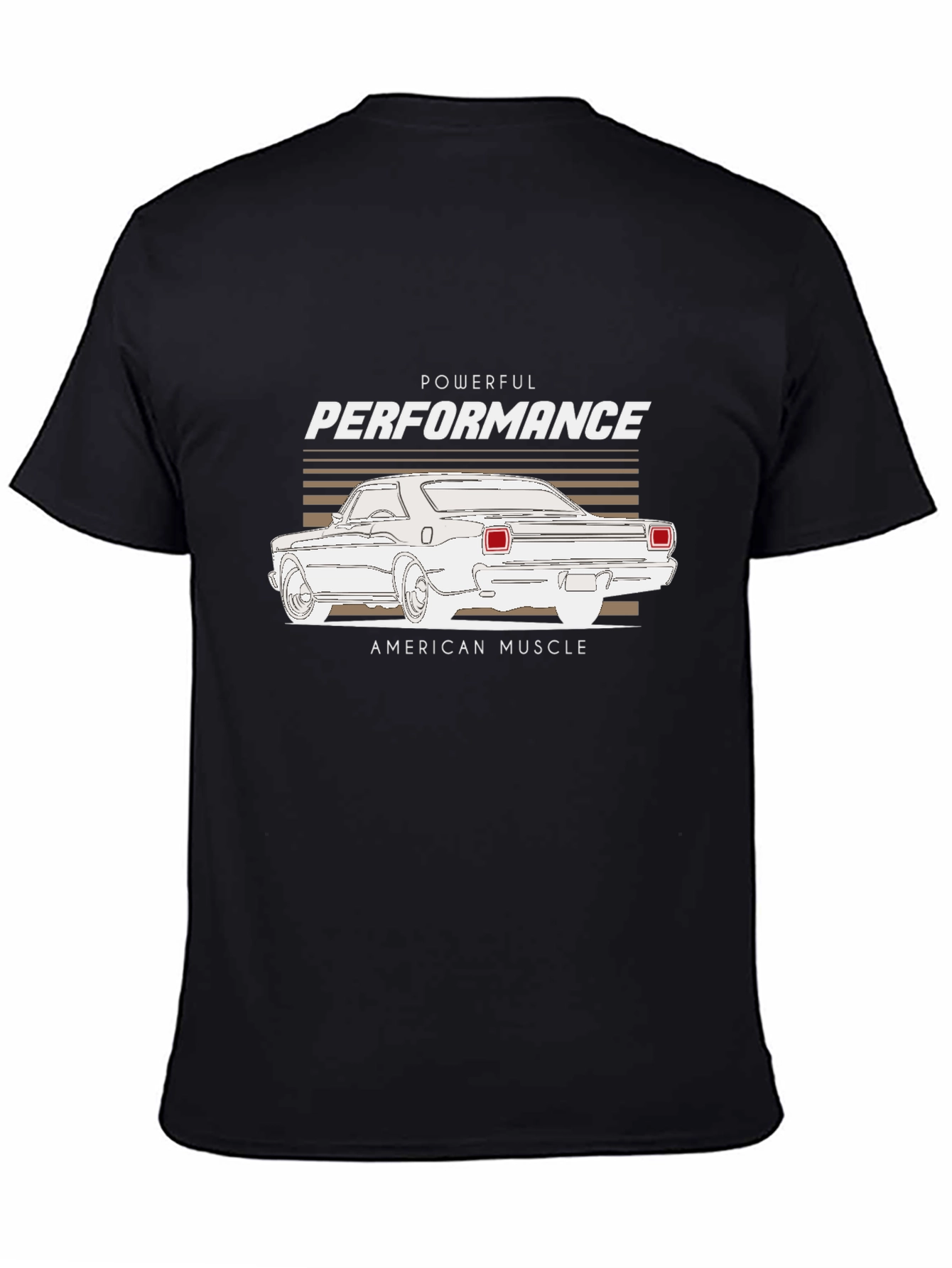 Powerful Performance Muscle Car Graphic Tee