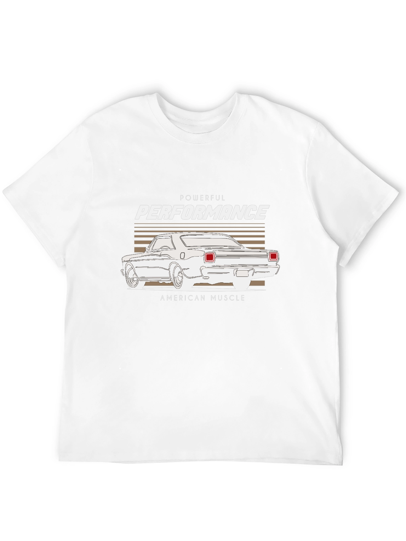 Powerful Performance Muscle Car Graphic Tee
