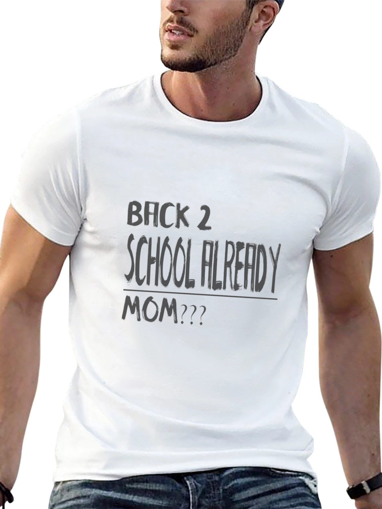 Back 2 School Ready Mom Black T-Shirt