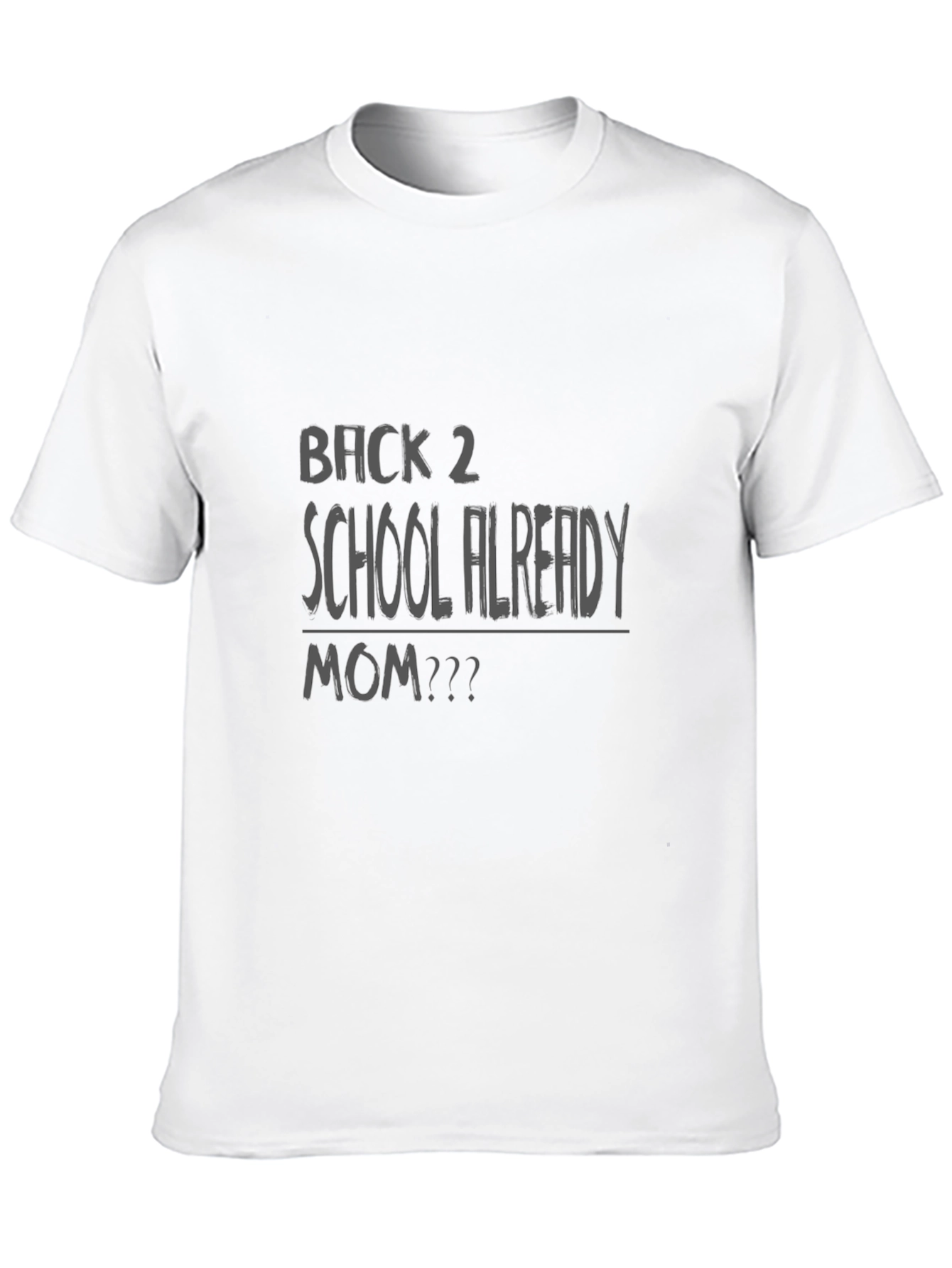 Back 2 School Ready Mom Black T-Shirt