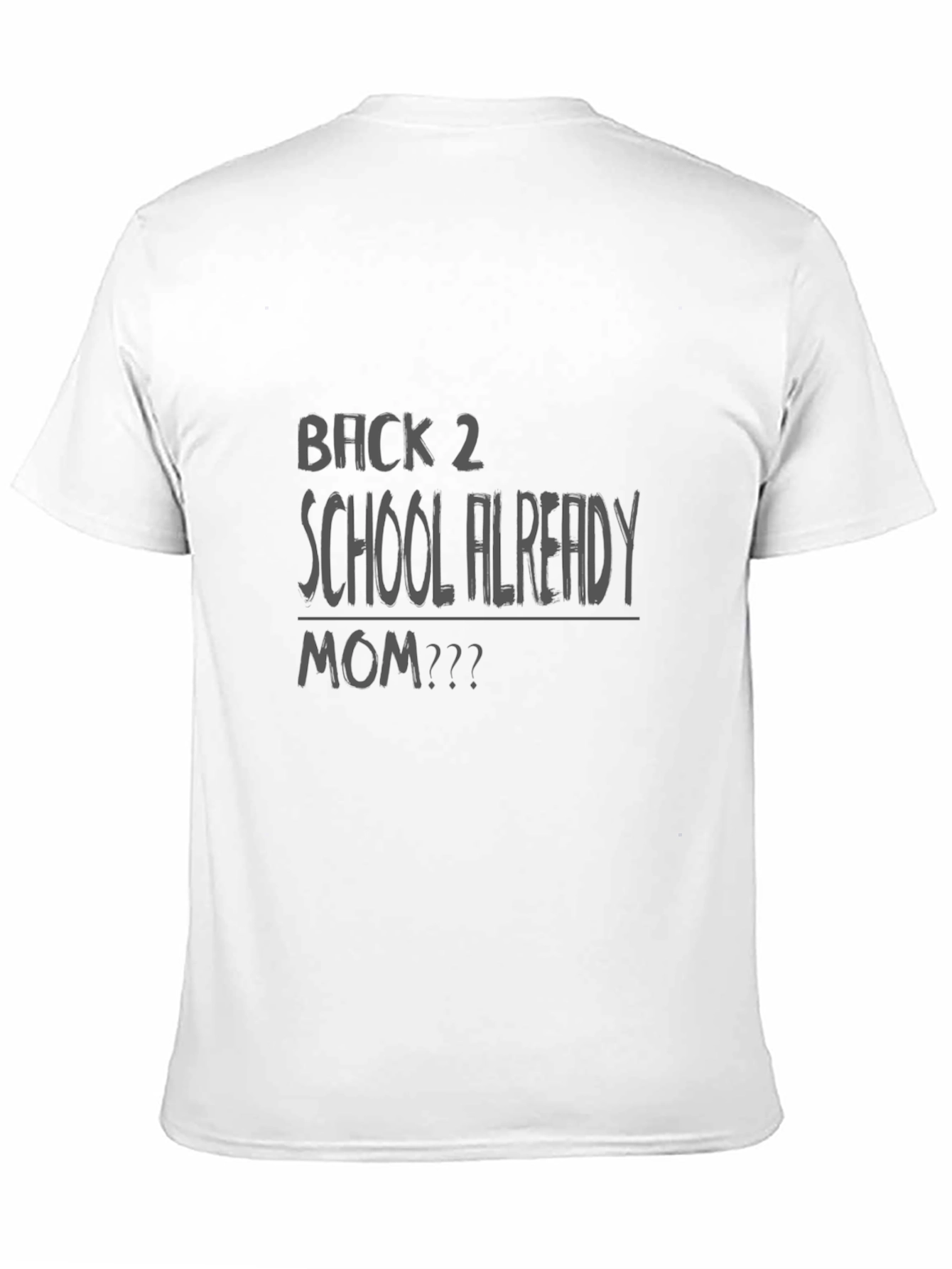 Back 2 School Ready Mom Black T-Shirt