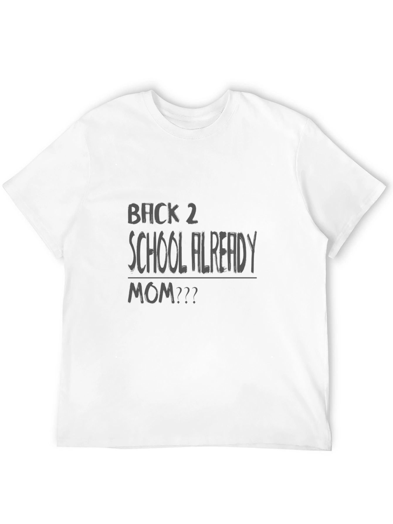 Back 2 School Ready Mom Black T-Shirt