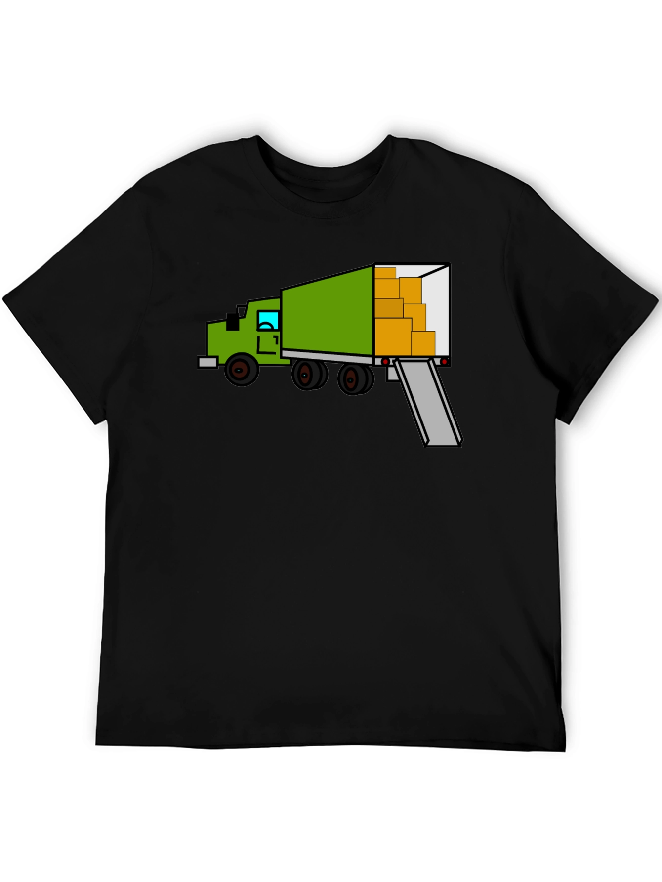 Moving Truck Graphic Tee - Novelty Design