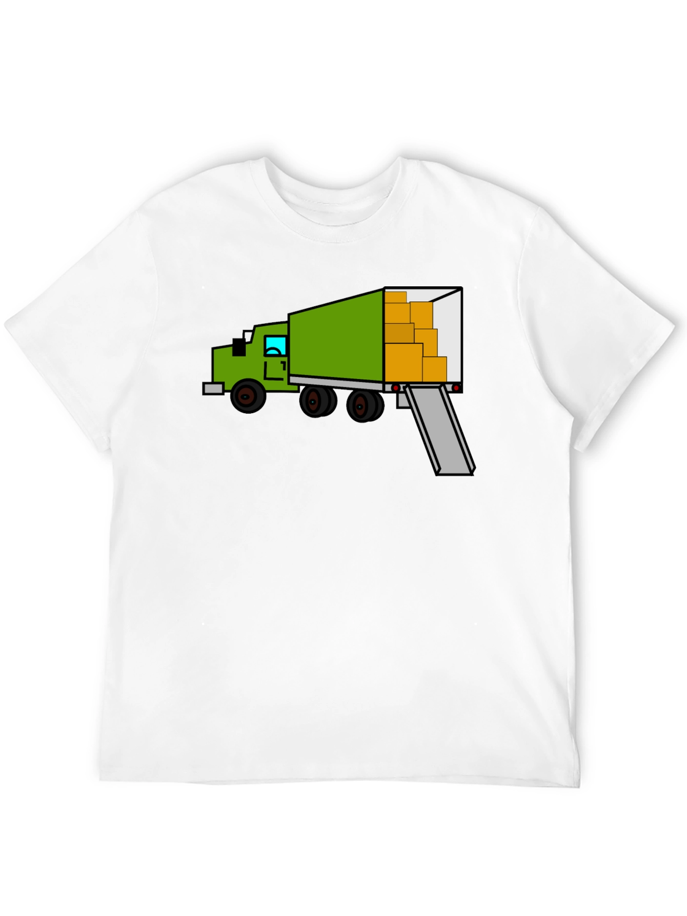 Moving Truck Graphic Tee - Novelty Design