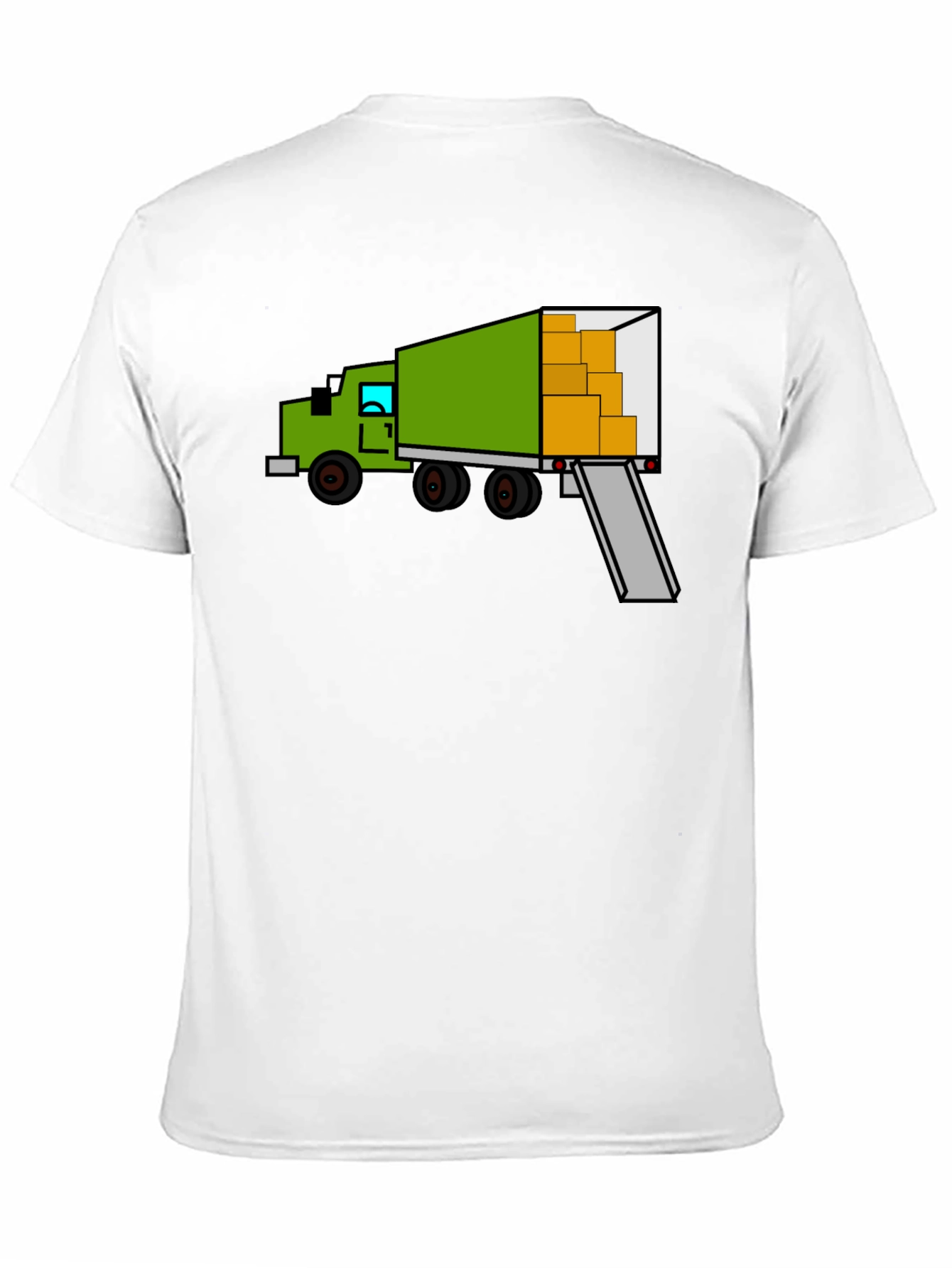 Moving Truck Graphic Tee - Novelty Design