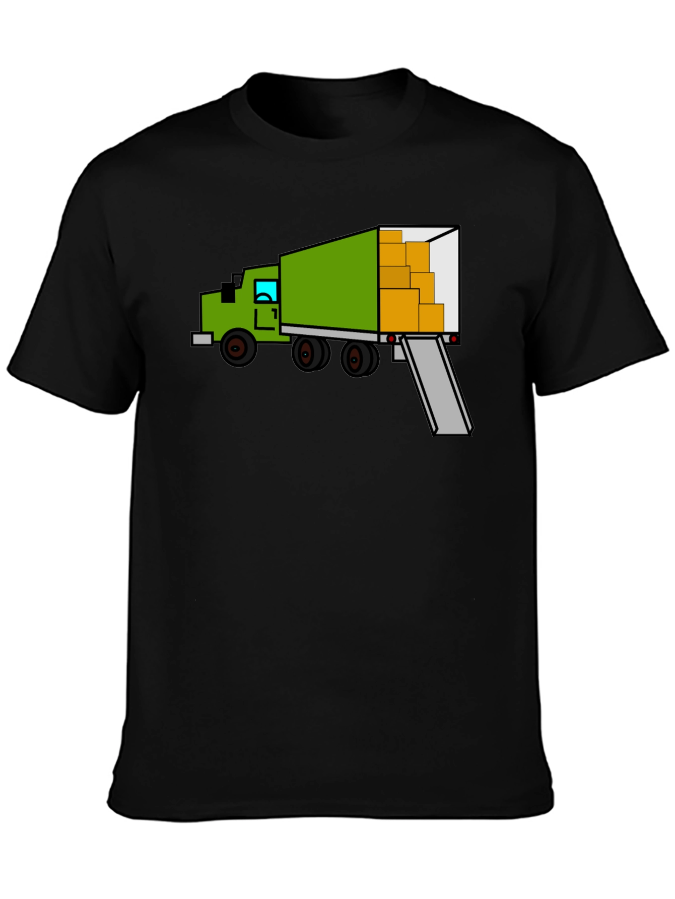 Moving Truck Graphic Tee - Novelty Design