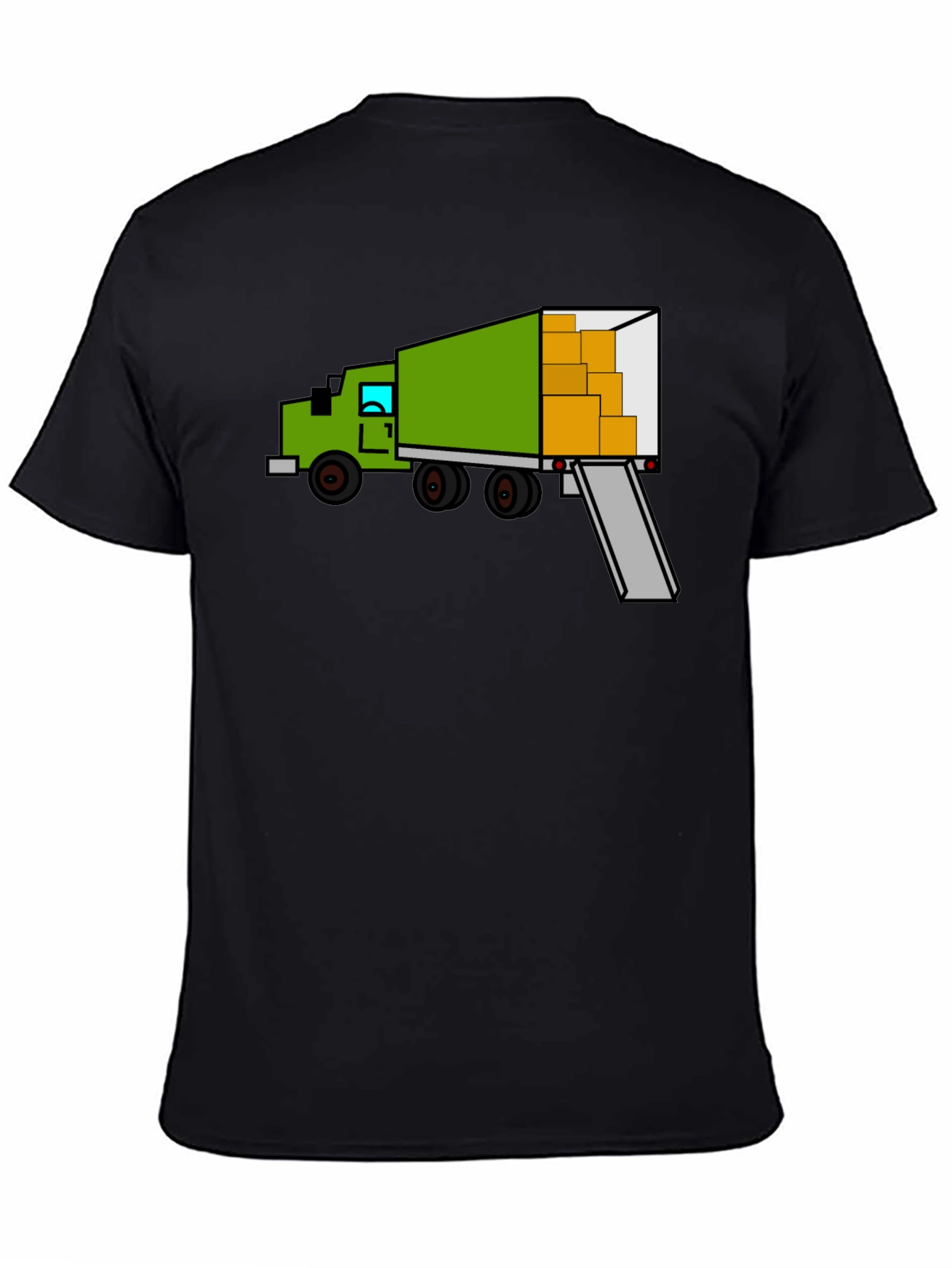 Moving Truck Graphic Tee - Novelty Design