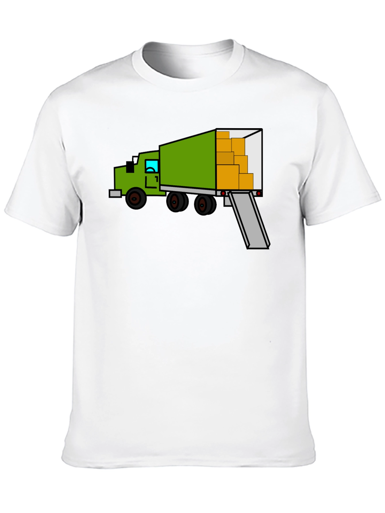 Moving Truck Graphic Tee - Novelty Design