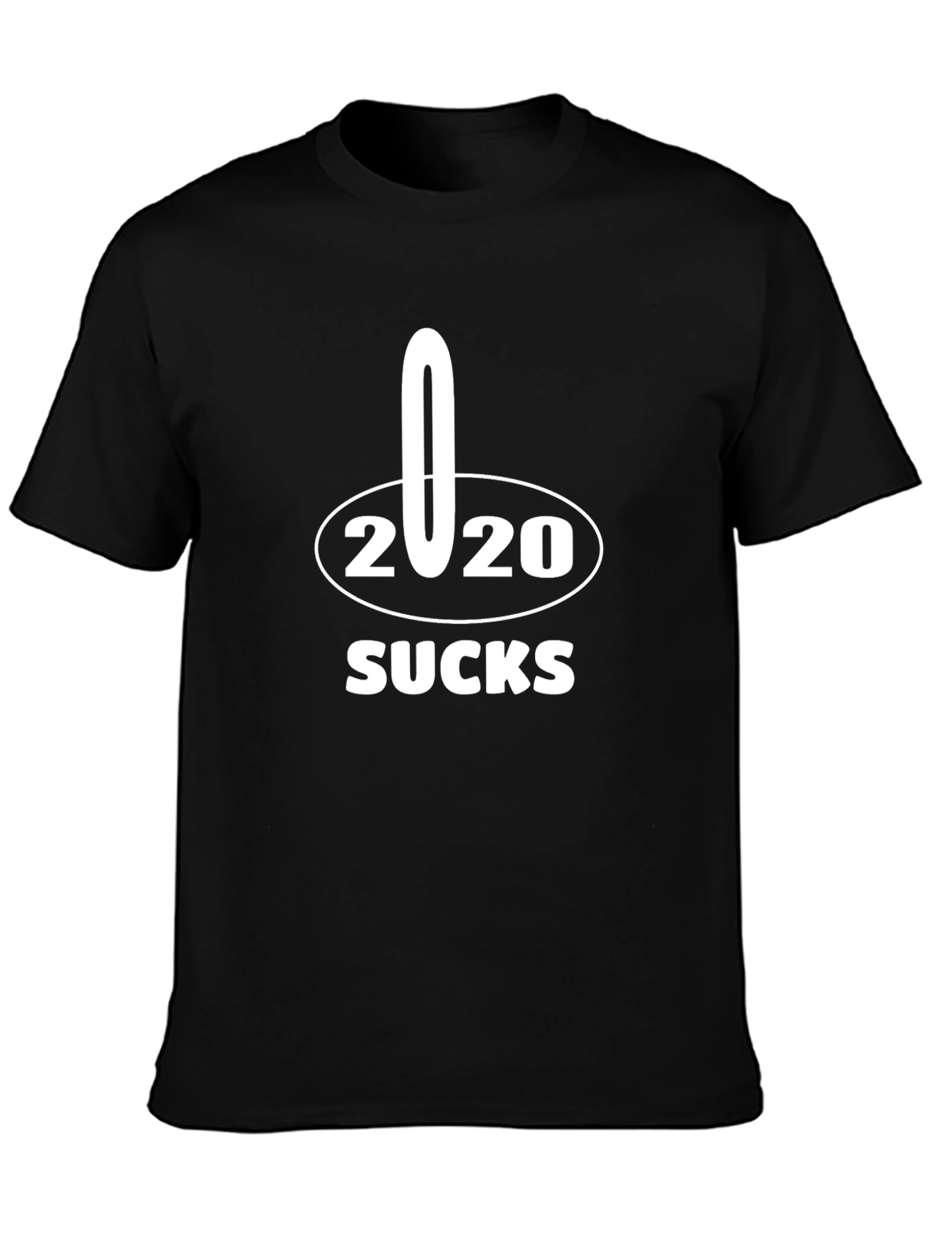 2020 Sucks Graphic Tee - Black Novelty T-Shirt