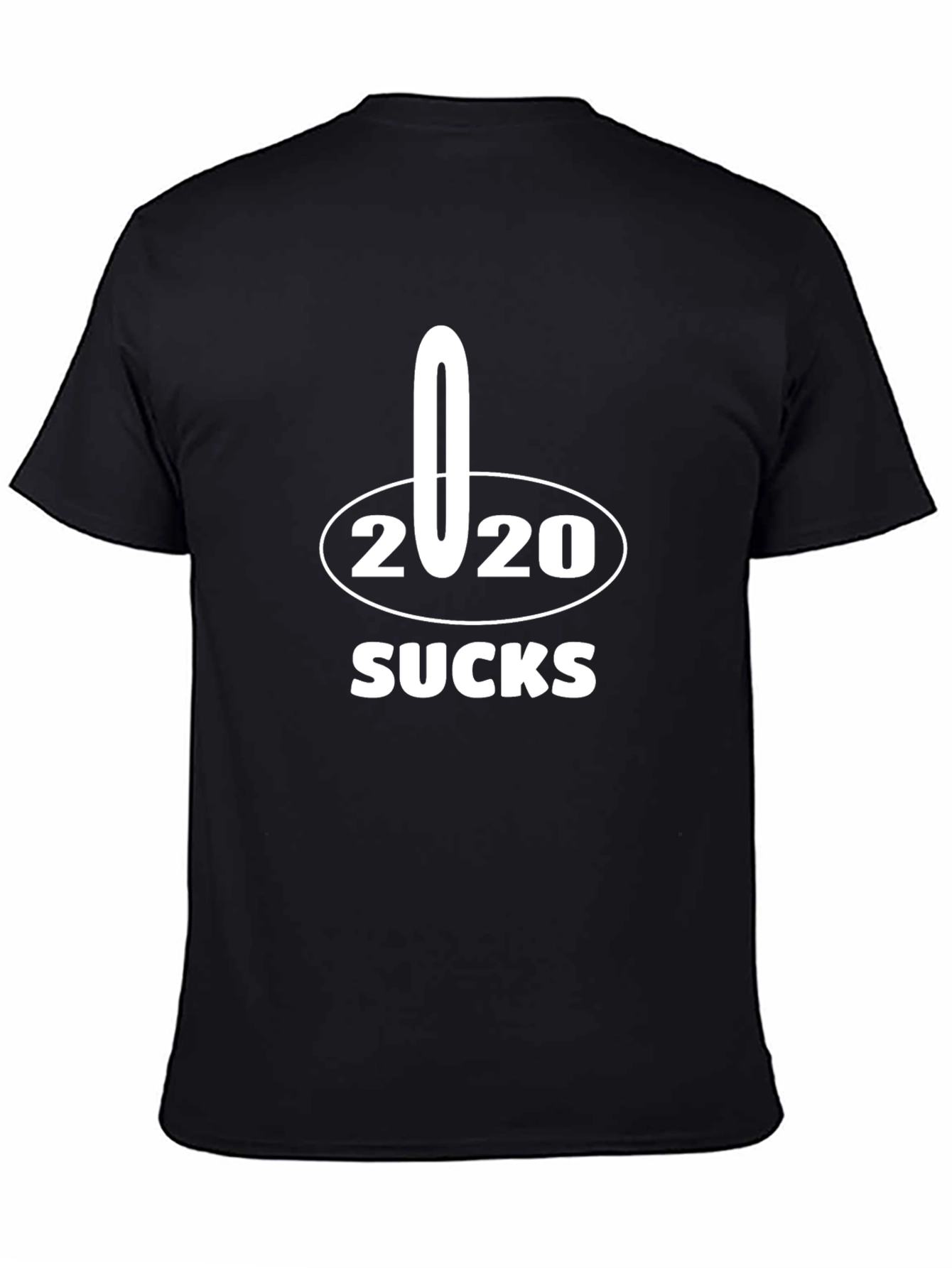 2020 Sucks Graphic Tee - Black Novelty T-Shirt