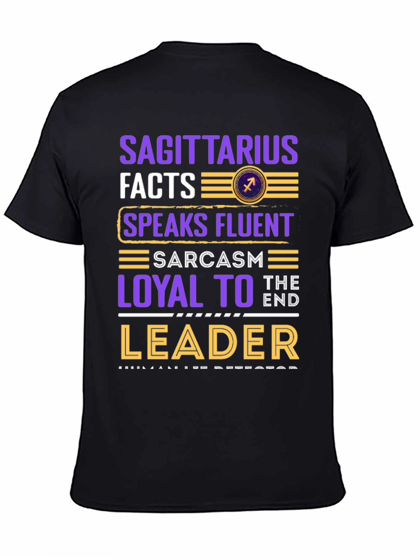 Sagittarius Facts T-Shirt - Zodiac Sign Tee