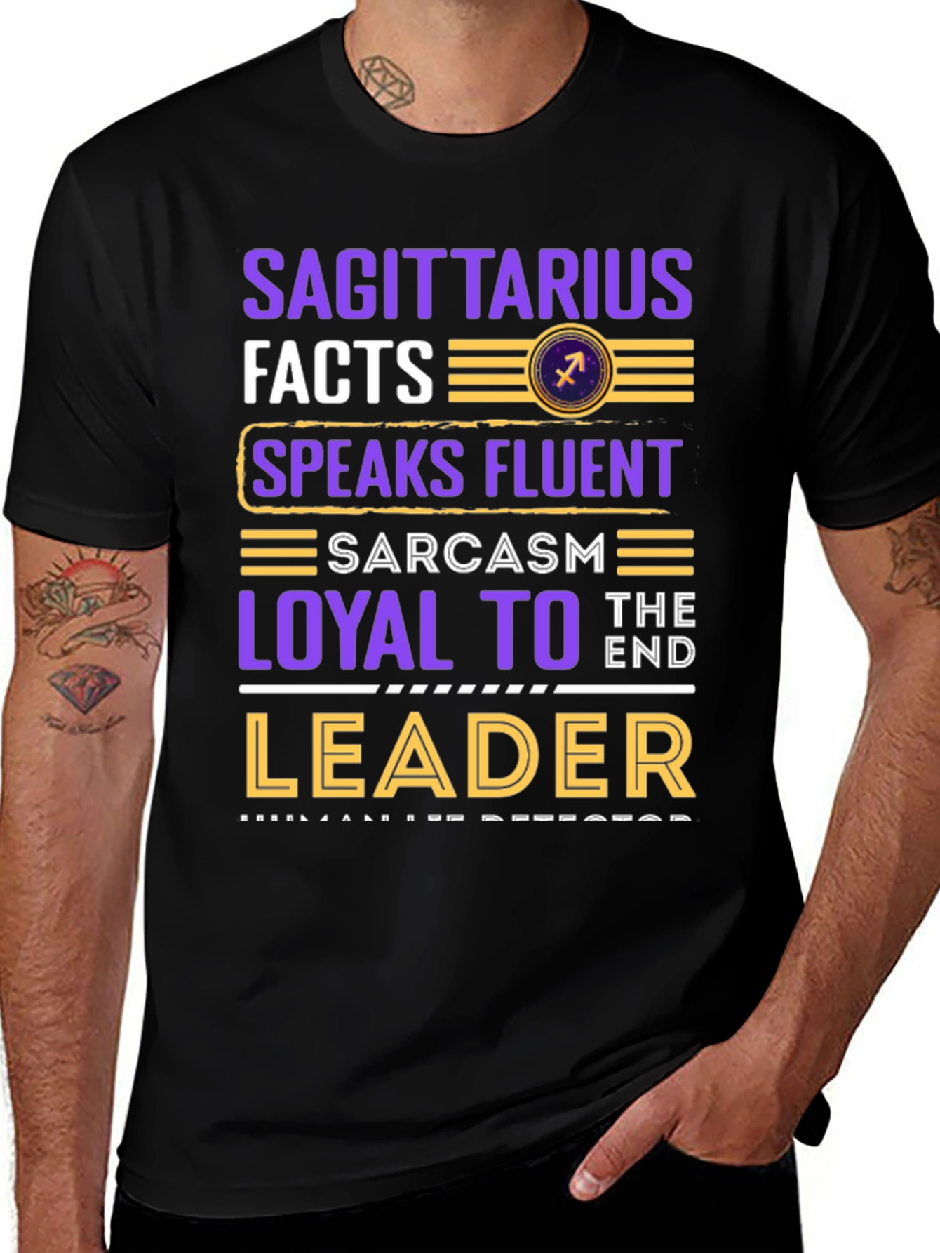 Sagittarius Facts T-Shirt - Zodiac Sign Tee
