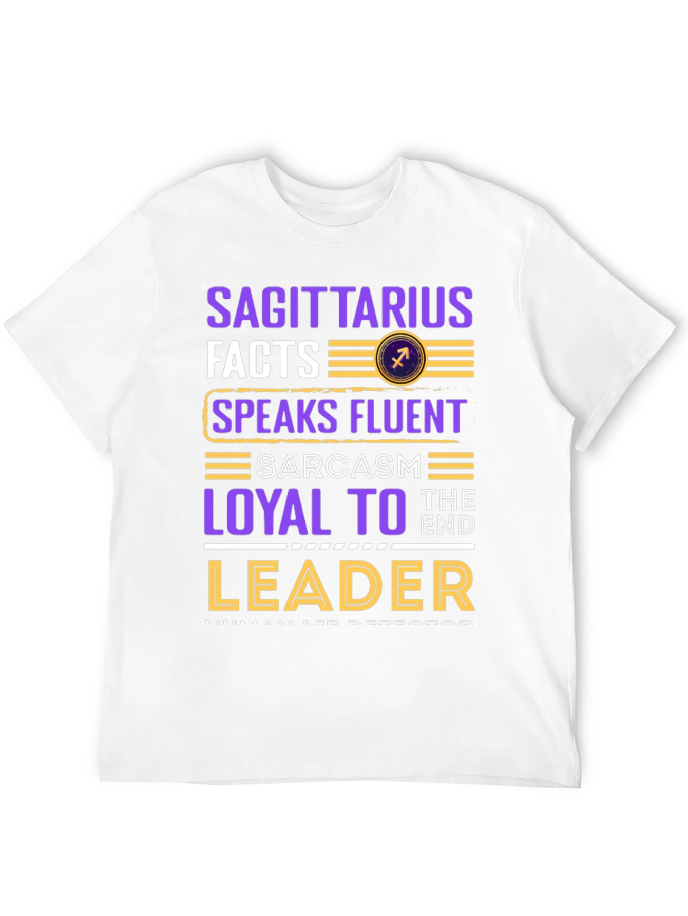 Sagittarius Facts T-Shirt - Zodiac Sign Tee