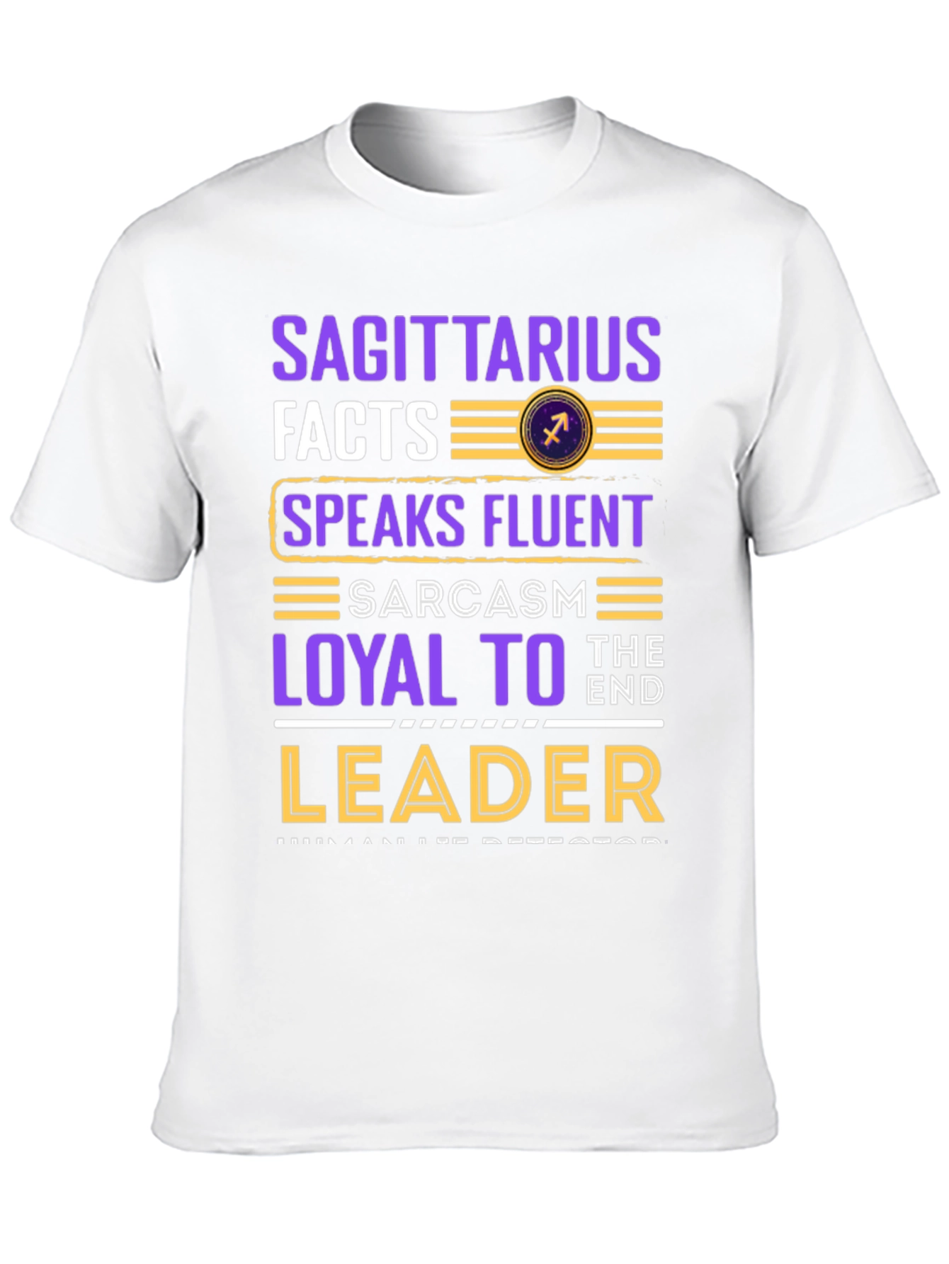 Sagittarius Facts T-Shirt - Zodiac Sign Tee
