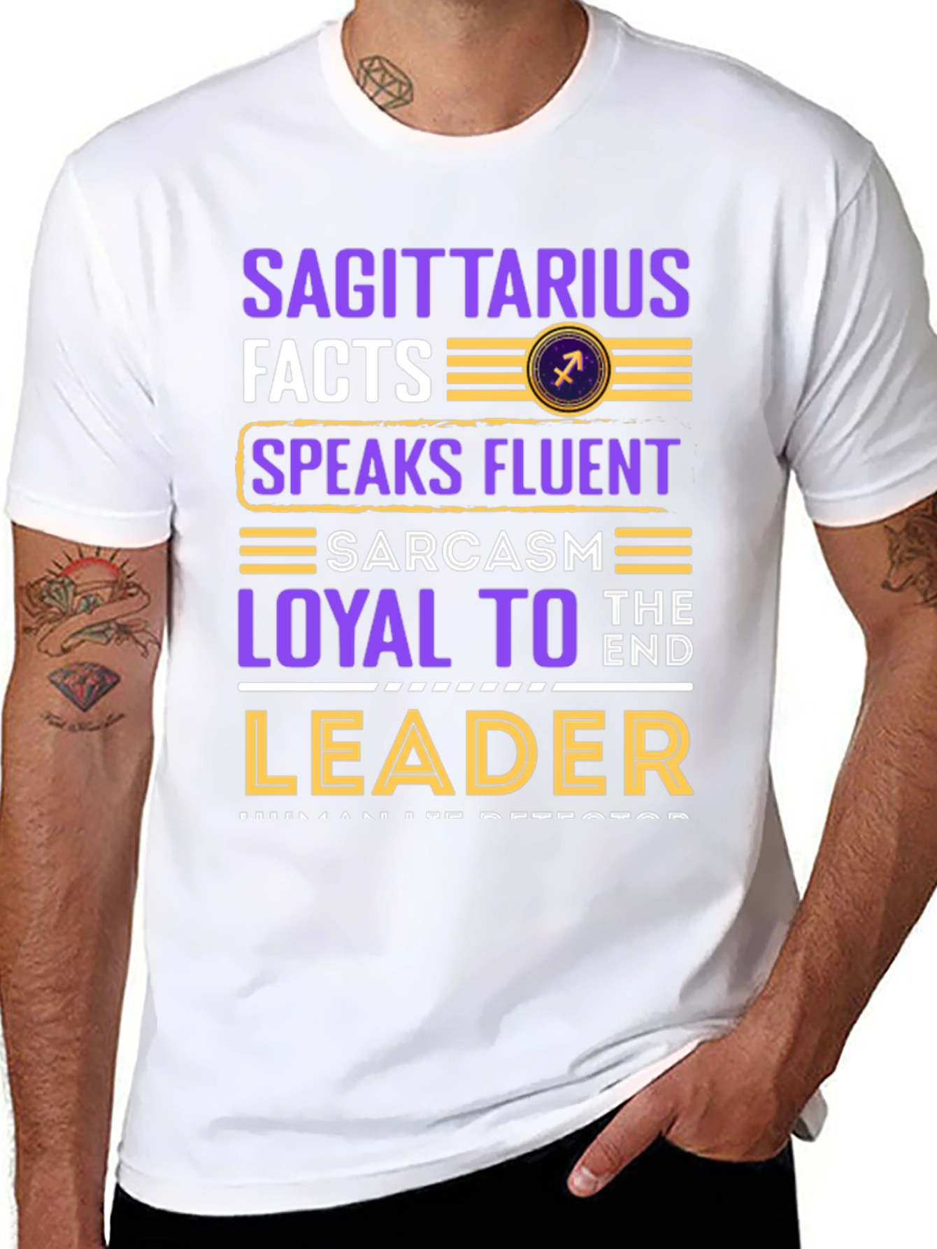 Sagittarius Facts T-Shirt - Zodiac Sign Tee