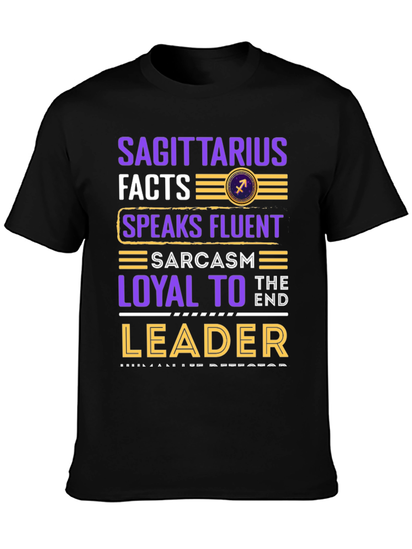 Sagittarius Facts T-Shirt - Zodiac Sign Tee