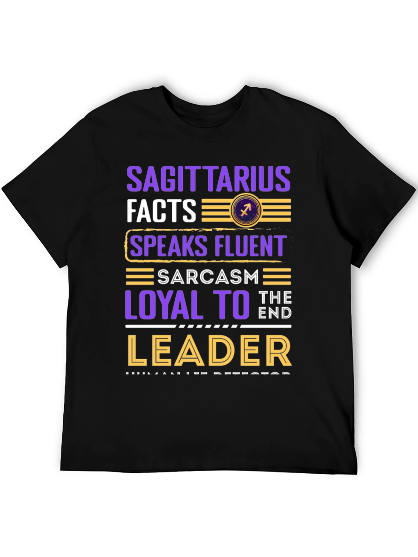Sagittarius Facts T-Shirt - Zodiac Sign Tee