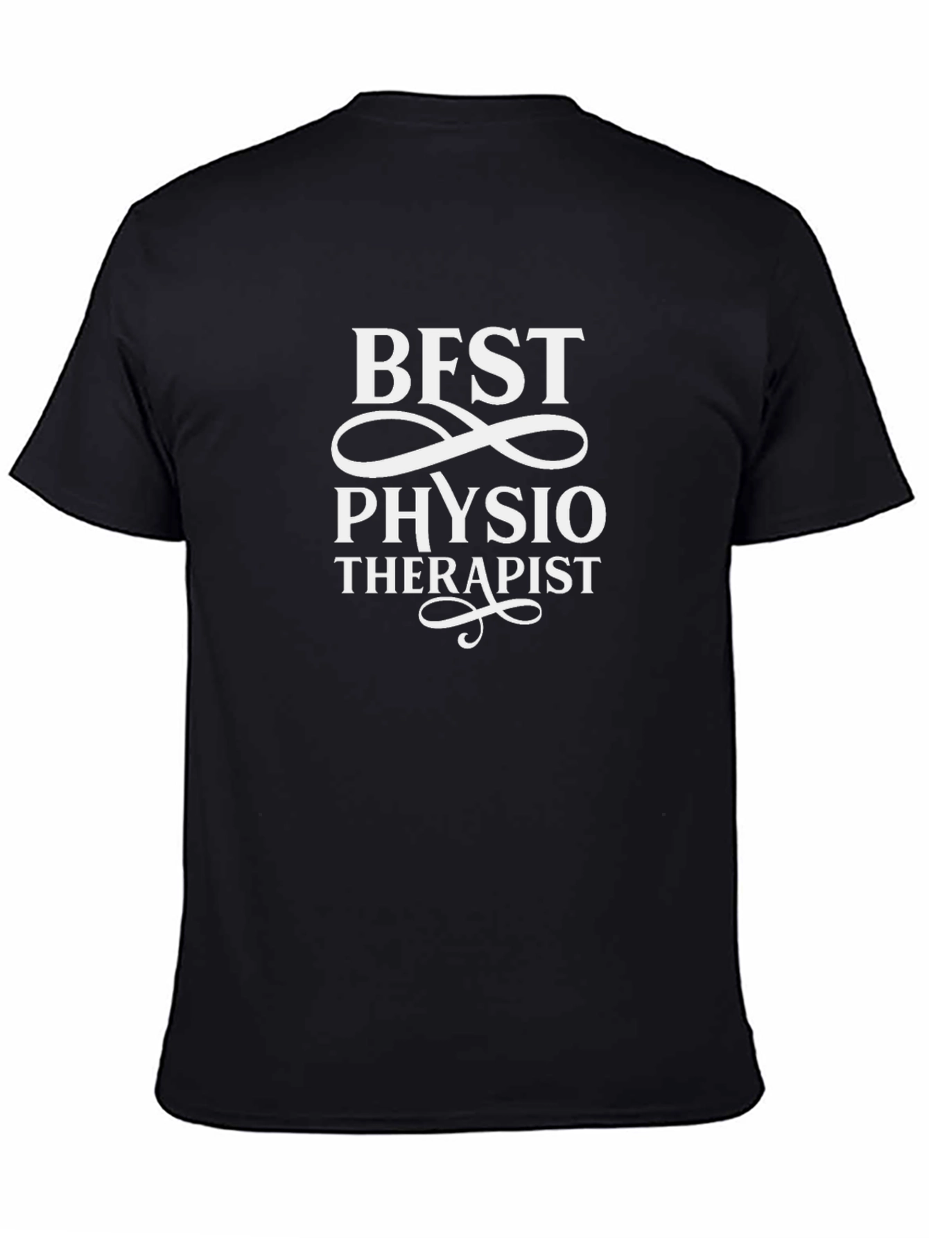 Best Physio Therapist Black T-Shirt