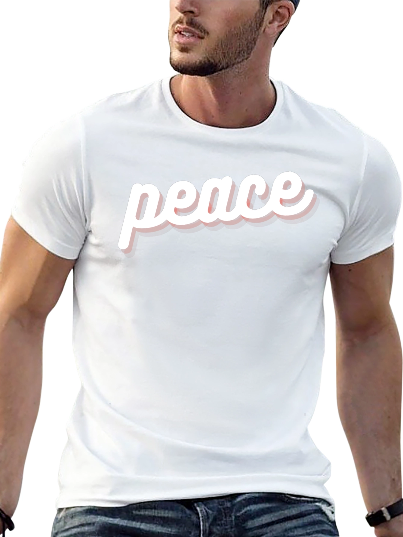 Peace Graphic Tee - Casual Comfort