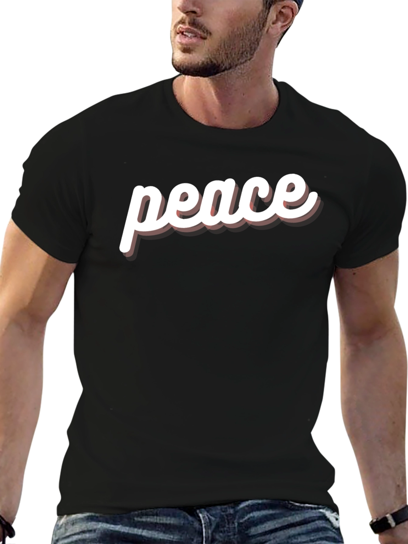 Peace Graphic Tee - Casual Comfort