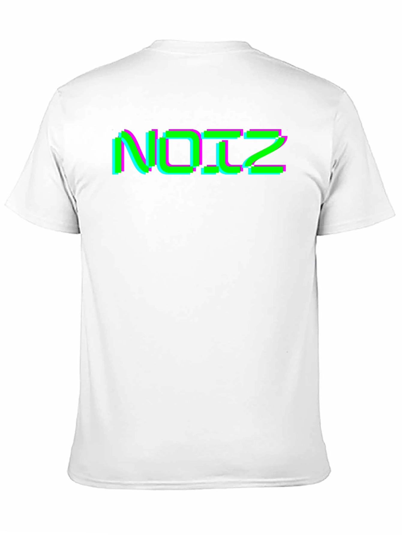 Retro Glitch Noiz Black T-Shirt