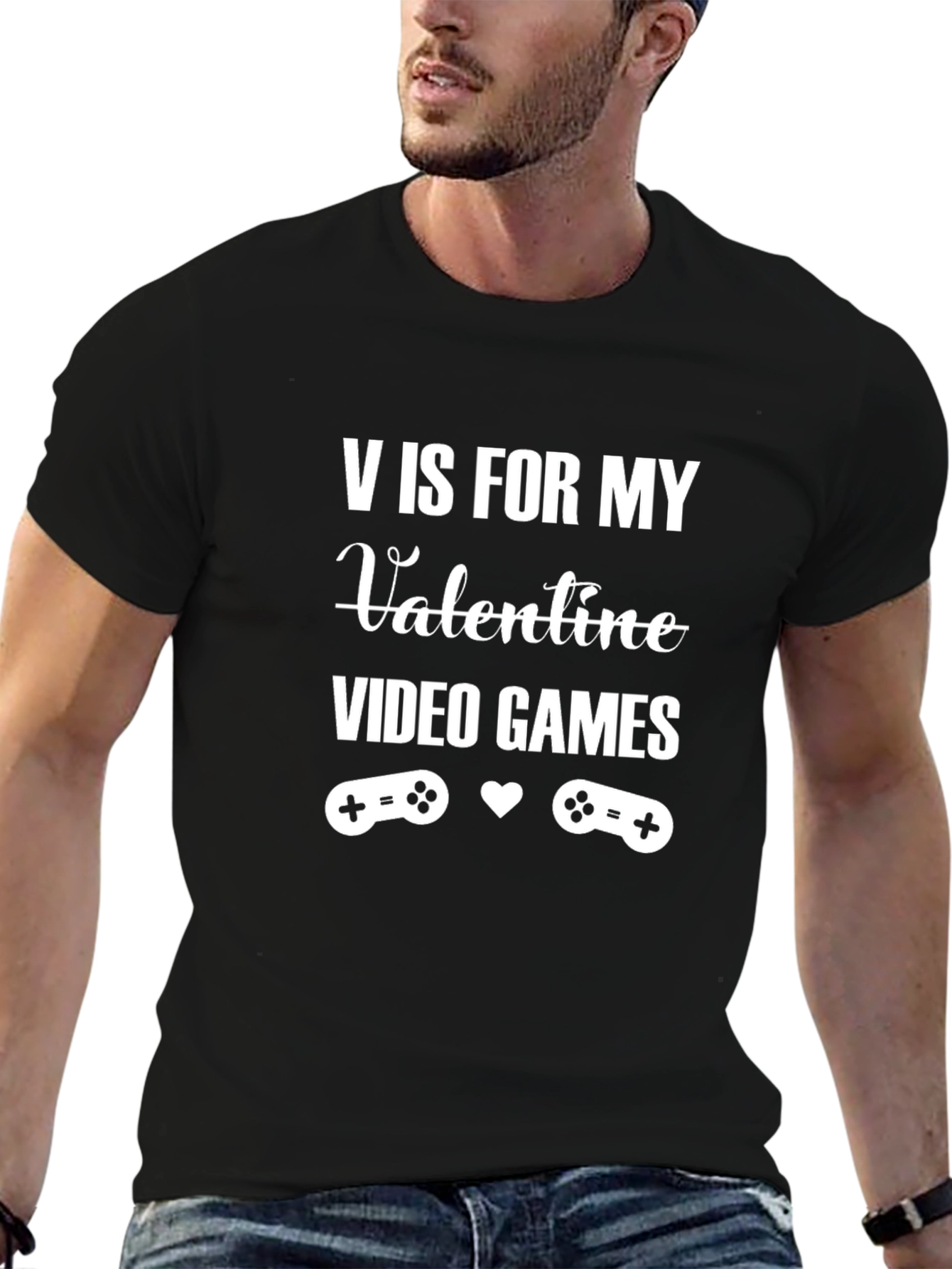 Valentine Video Game T-Shirt - Gamers V-Day Tee