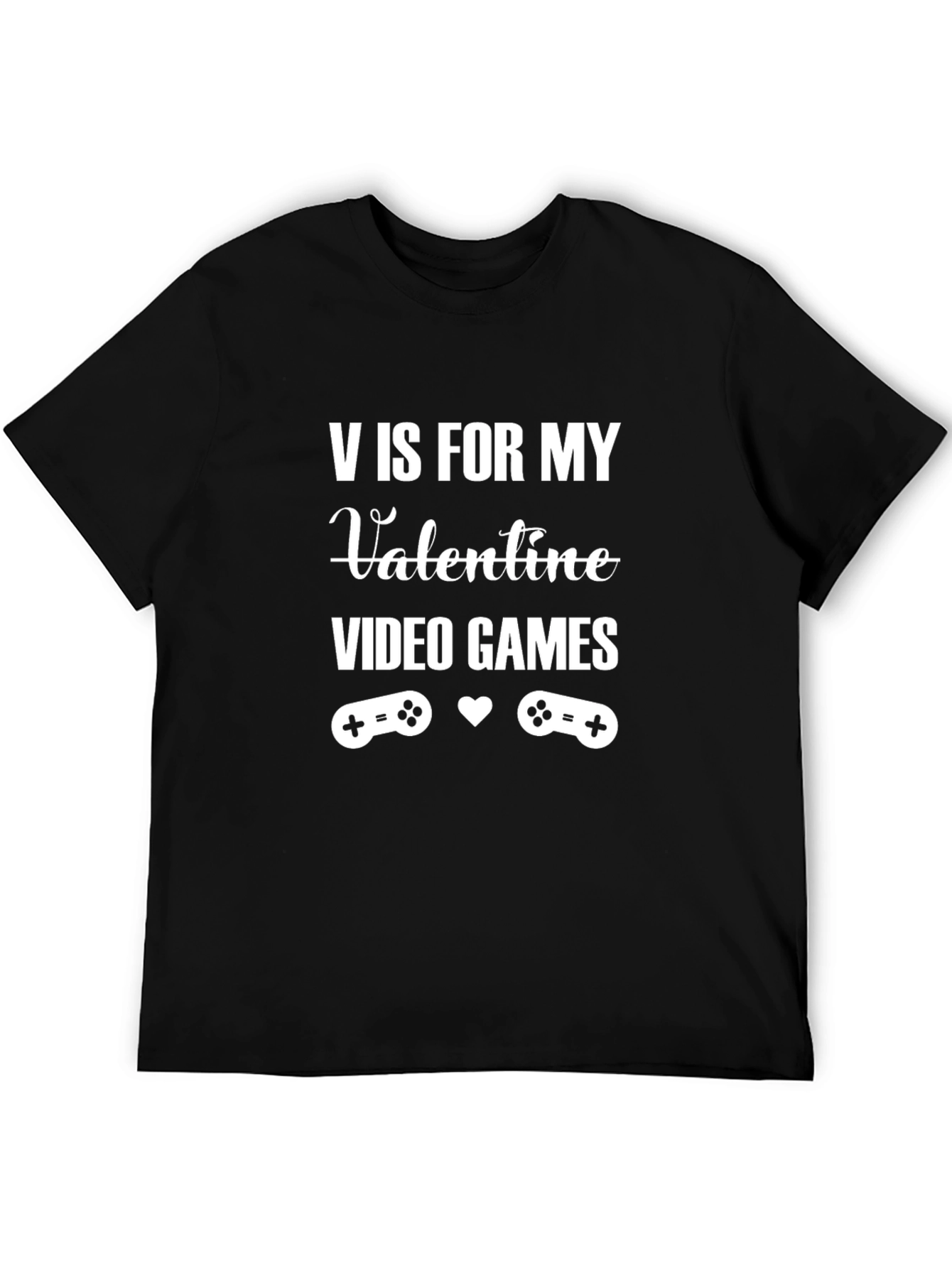 Valentine Video Game T-Shirt - Gamers V-Day Tee